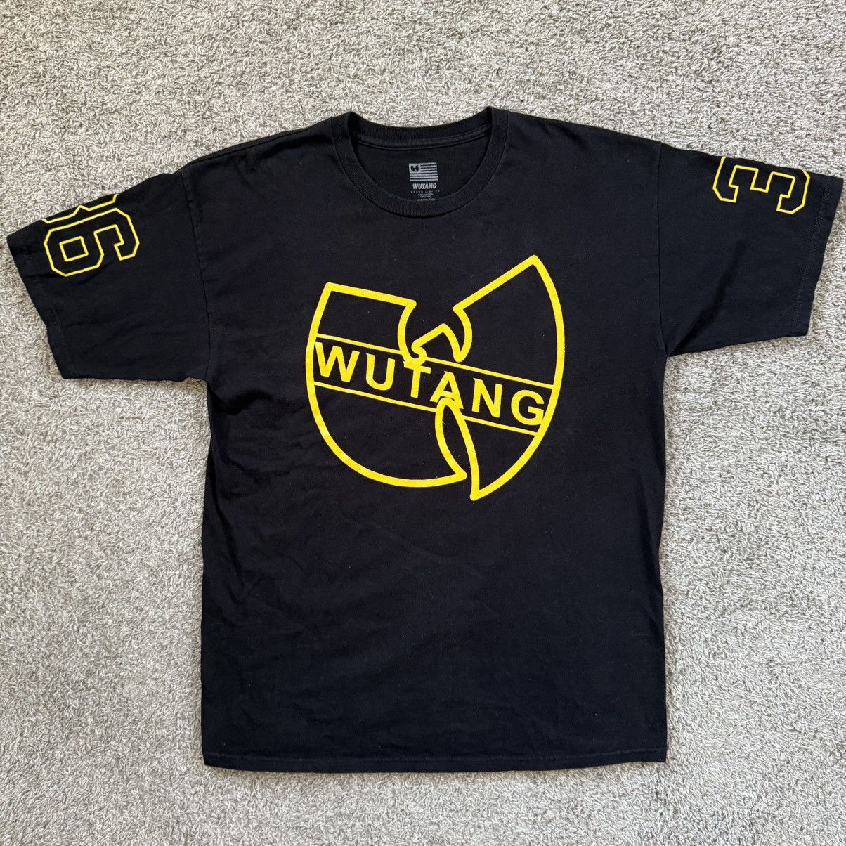 🔴Wu-Tang Shirt Size Large 36 Chambers WuTang Black Yellow