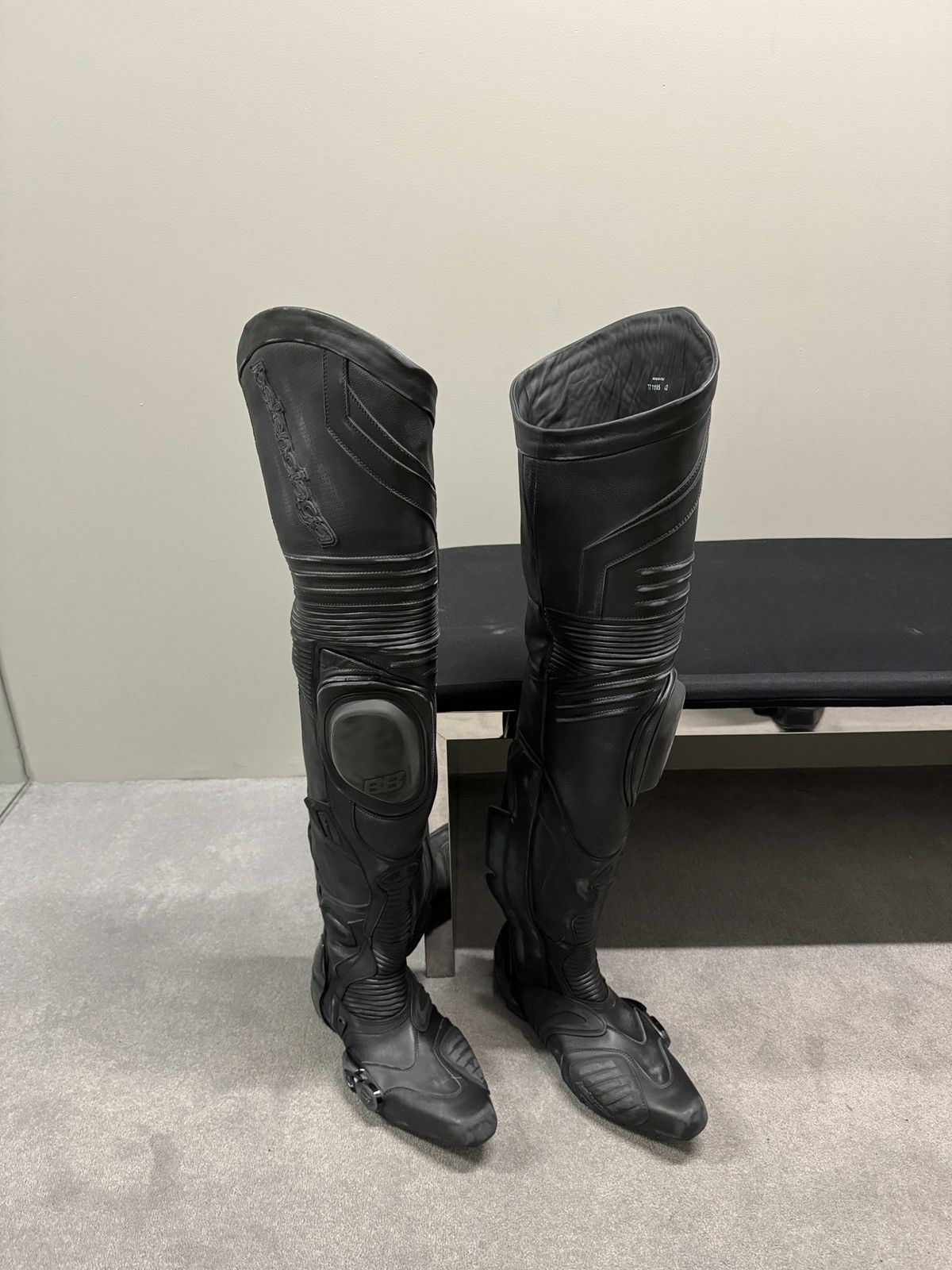 image of Balenciaga Biker Boots in Black, Men's (Size 10)