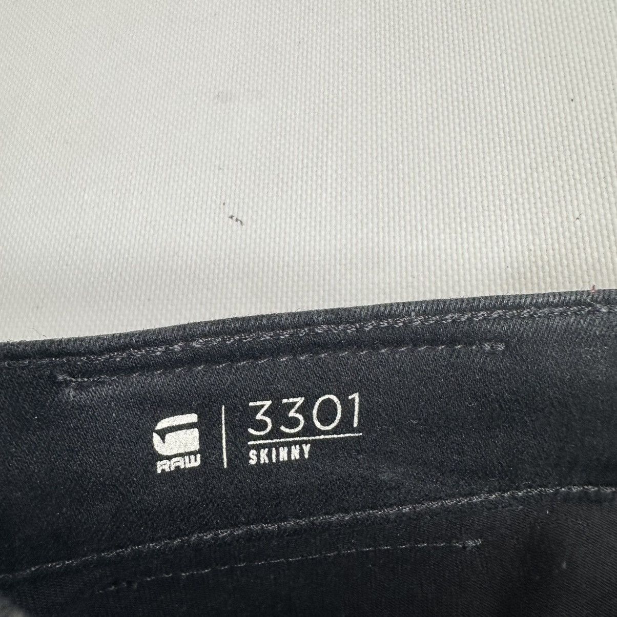 G-Star Gstar 3301 skinny WAXED Jeans Size US 30 / EU 46 - 6 Thumbnail