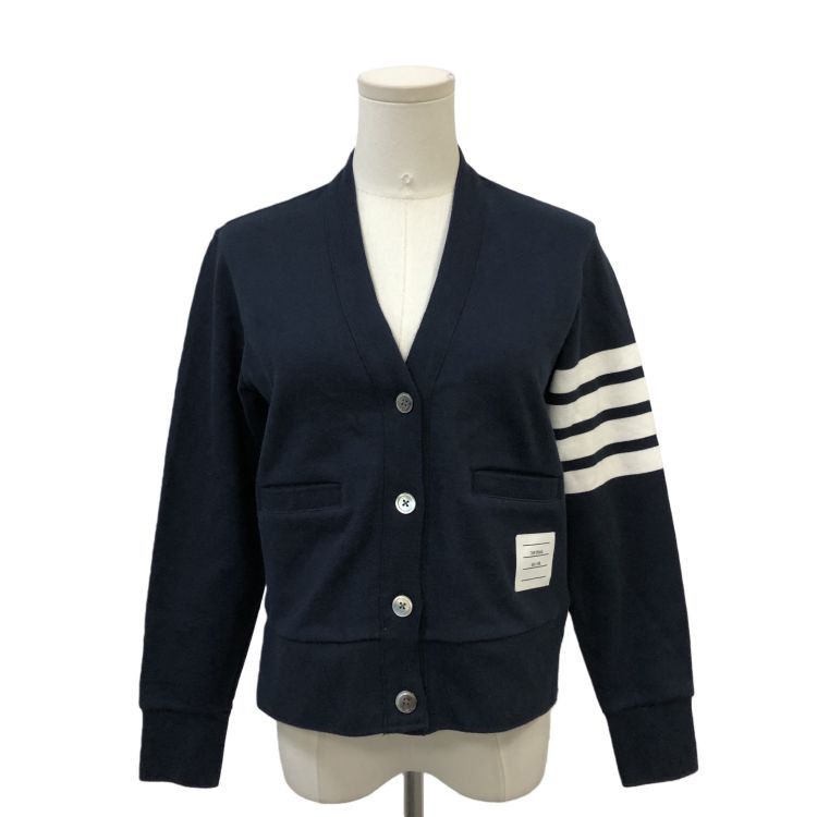 Thom Browne Thom Browne Striped V-Neck Cardigan Size 38 Size XS / US 0-2 / IT 36-38 - 1 Thumbnail