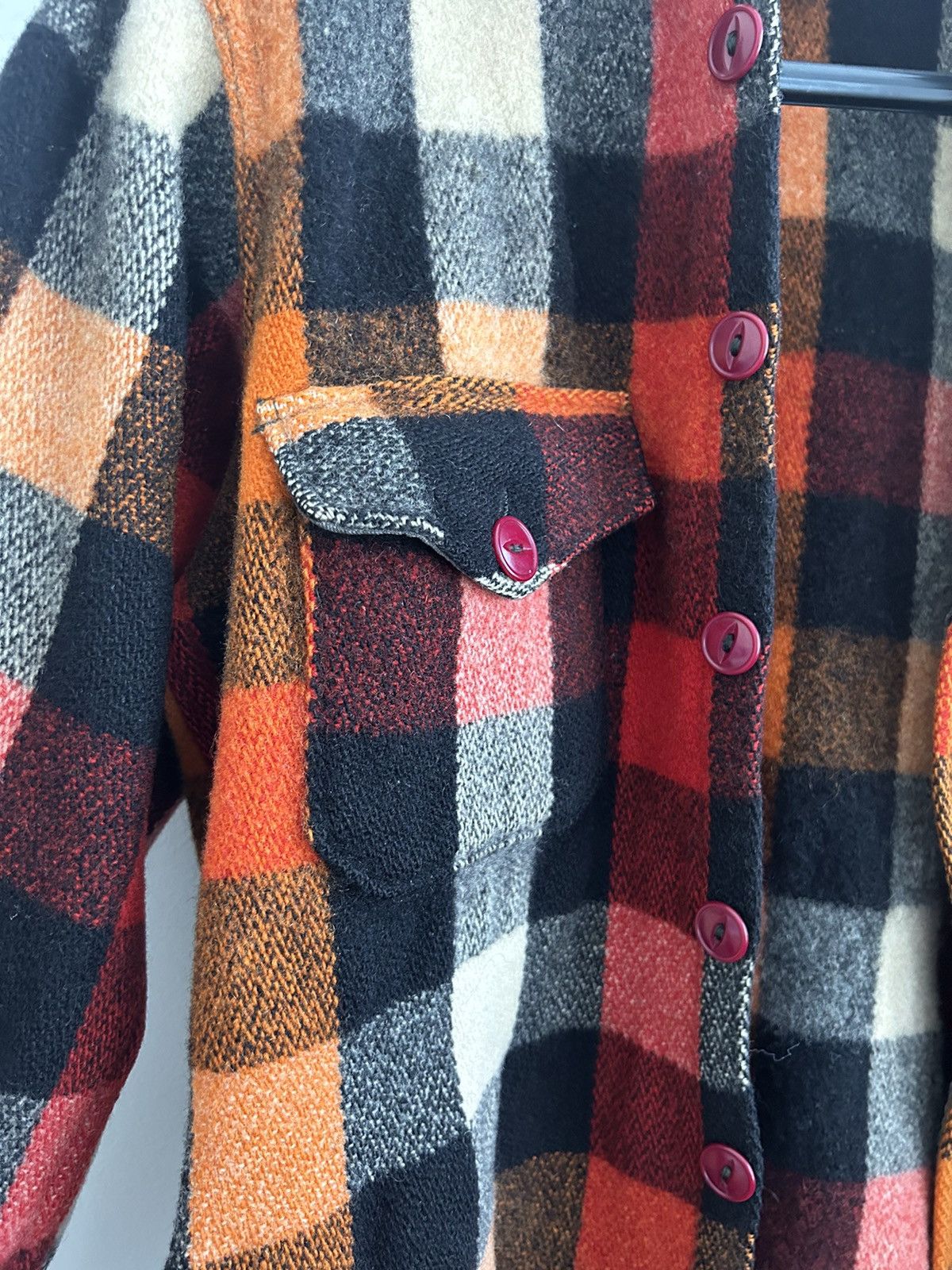 Woolrich Woolen Mills Woolrich thick plaid overcoat Size US S / EU 44-46 / 1 - 2 Thumbnail