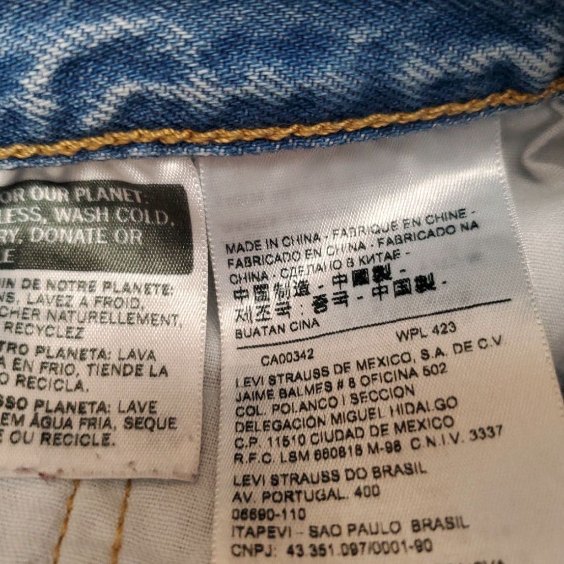 Denime VINTAGE Levis Premium Jeans 501 Blue 29x28 31x27 Denim Straight Leg Button Fly Mens Jeans Regular 501 Size US 29 - 5 Thumbnail