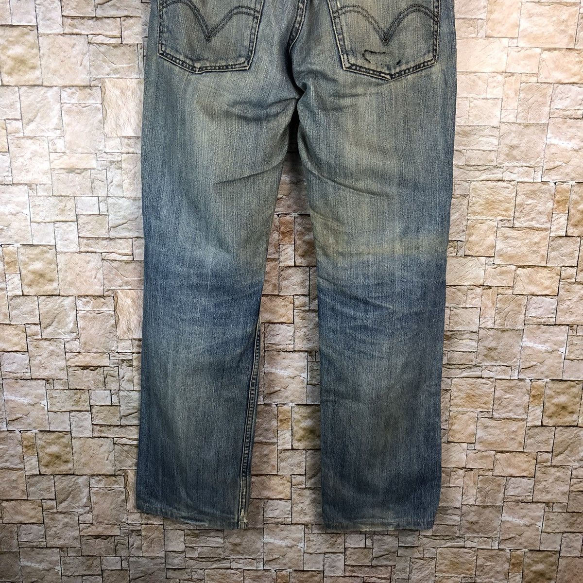 Levi's Levis 502 Blue Denim jeans Pants #A1036 Size US 31 - 15 Thumbnail