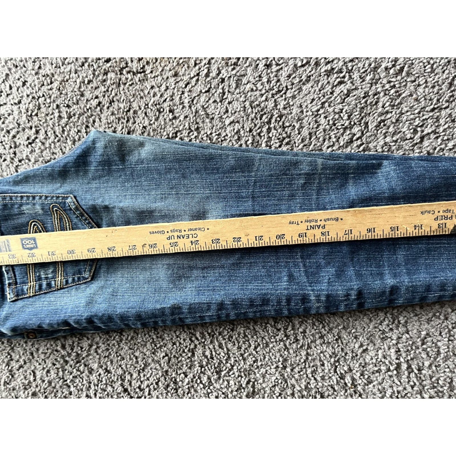 Vintage Seven7 Sz 26 Skinny Jeans Ankle Tapered Blue Dark Wash Women Size 26" / US 2 / IT 38 - 8 Thumbnail