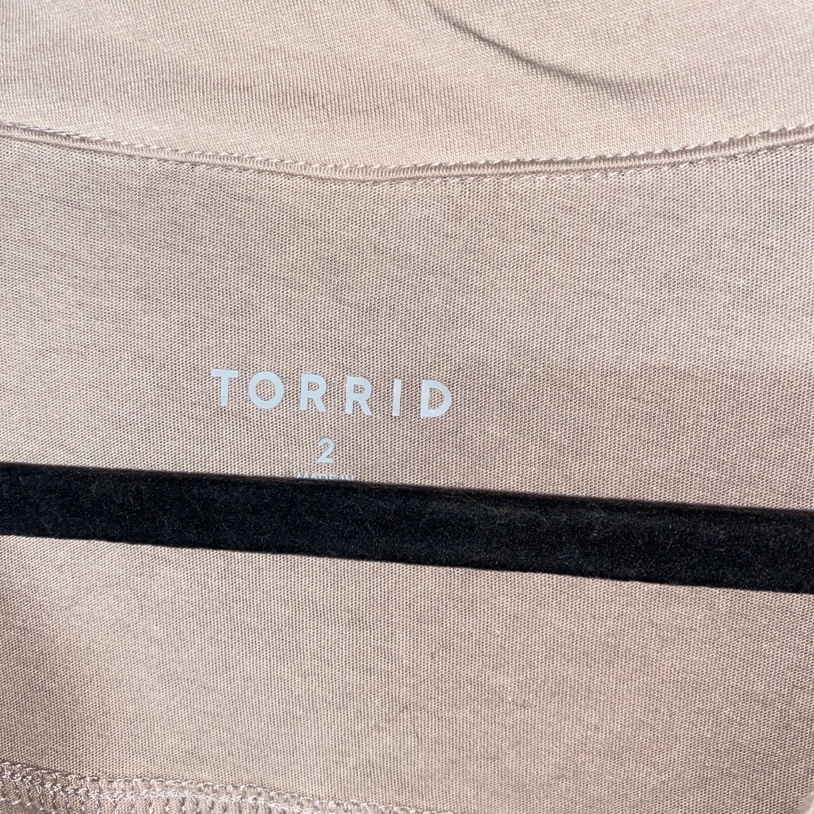 Torrid NWT Torrid Tea Stain Heritage Jersey Long Sleeve Tee 2 2X Size XXL / US 16-18 / IT 52-54 - 6 Thumbnail