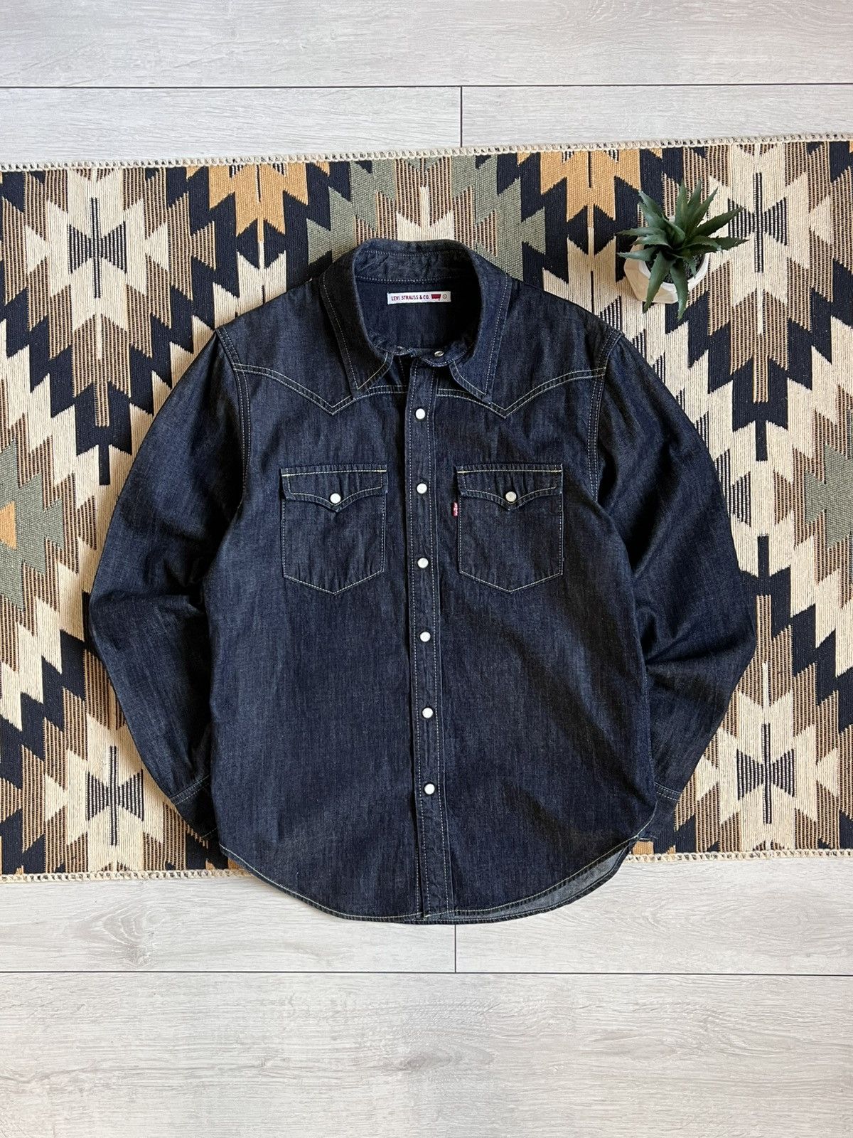 Levi's Levi’s Vintage Denim Button Up Shirt Size US S / EU 44-46 / 1 - 1 Thumbnail
