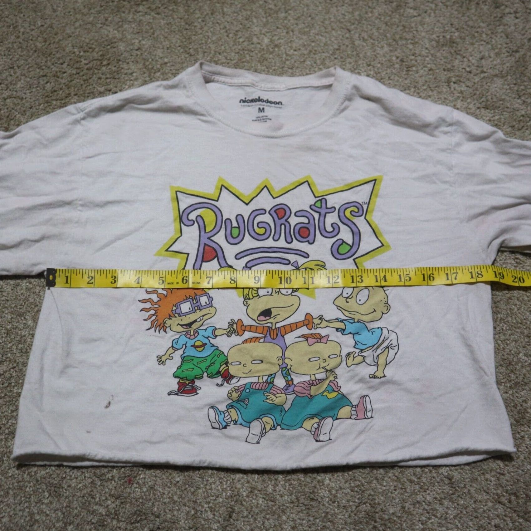 Nickelodeon Nickelodeon Shirt Adult Women's L White Cropped Long Sleeve Rugrats Womens Size L / US 10 / IT 46 - 4 Thumbnail