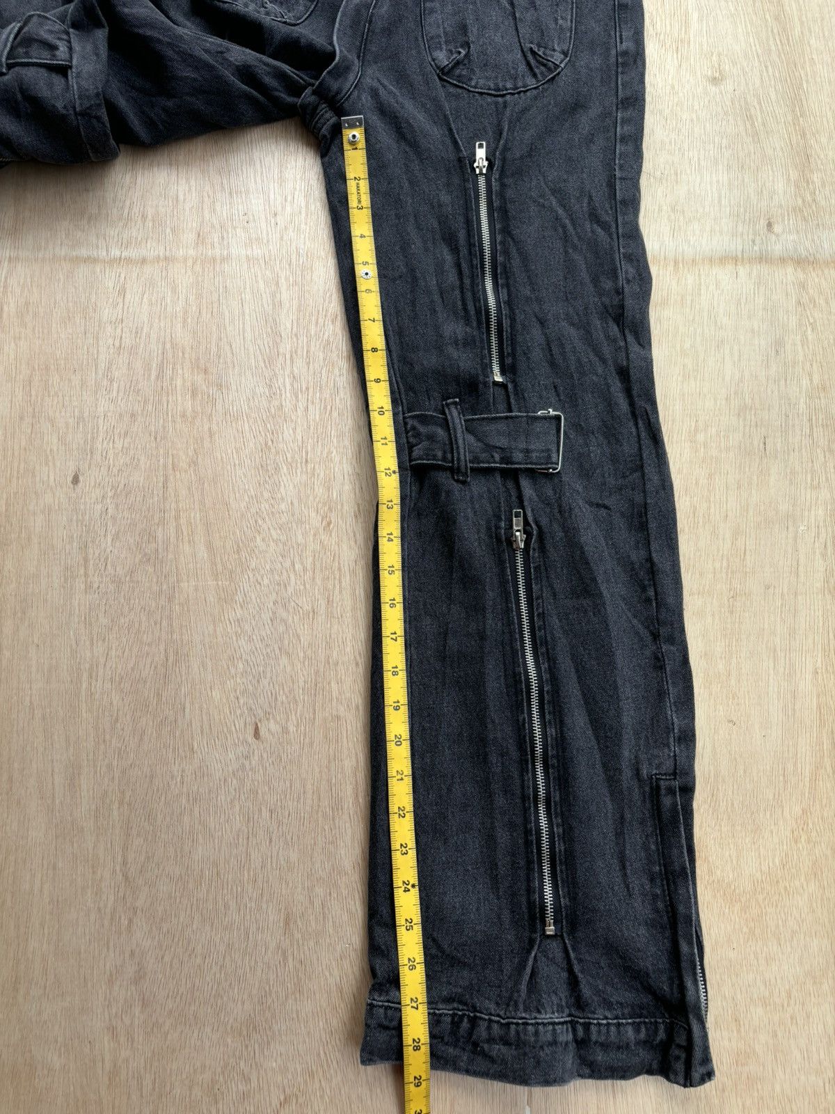 If Six Was Nine × Japanese Brand × Le Grande Bleu (L.G.B.) Xoxo Studio Multi Zipper Ifsixwasnine Lgb style Pants Size US 30 / EU 46 - 11 Thumbnail
