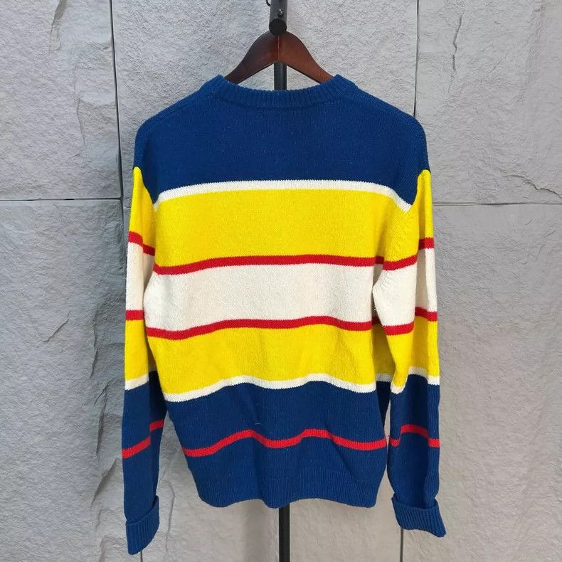 Gucci Gucci 23ss new pullover striped chest logo knitwear Size US S / EU 44-46 / 1 - 2 Thumbnail