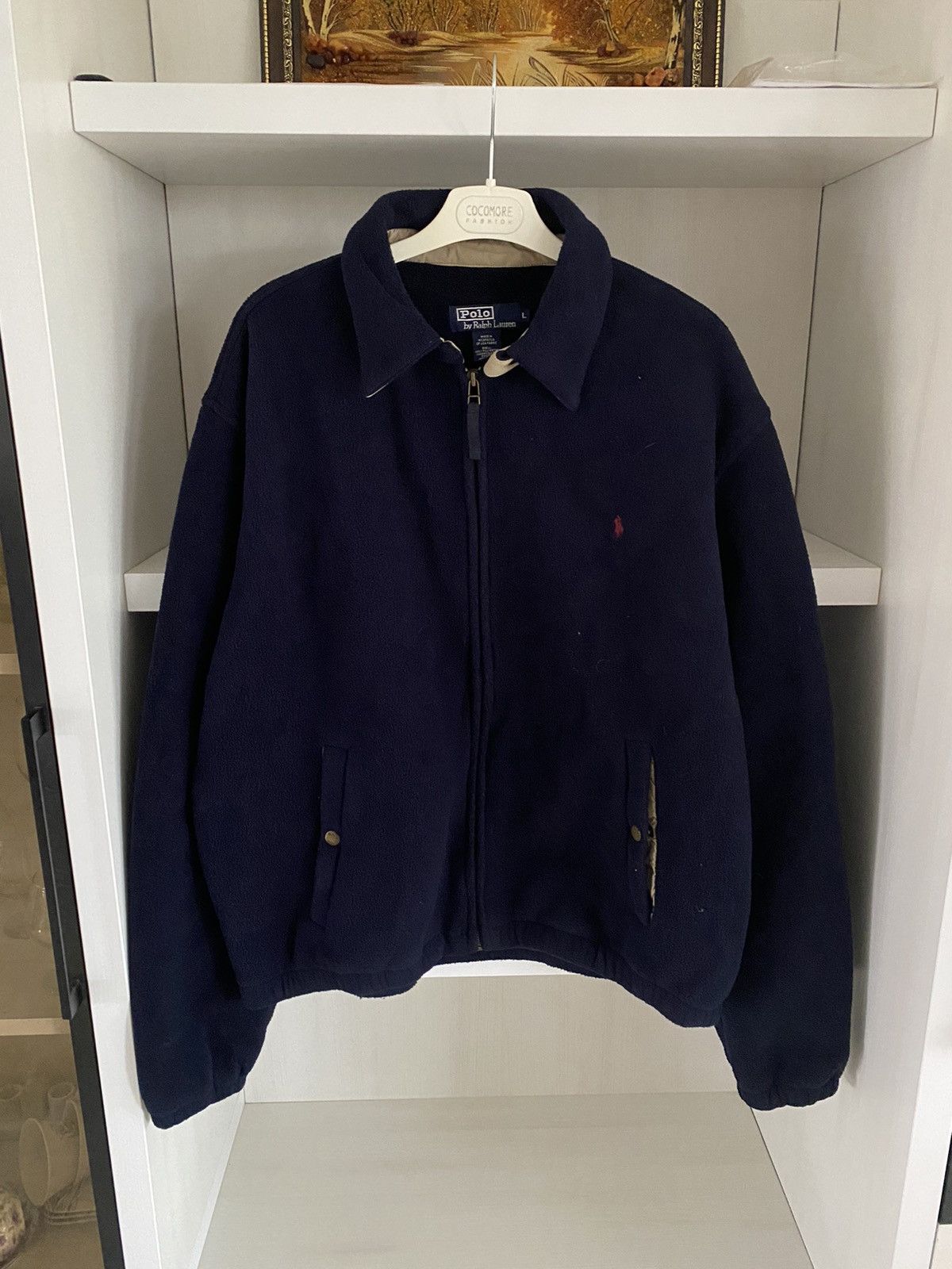Polo Ralph Lauren 00s Polo Ralph Lauren Fleece Jacket Vintage Teddy Size US L / EU 52-54 / 3 - 3 Thumbnail