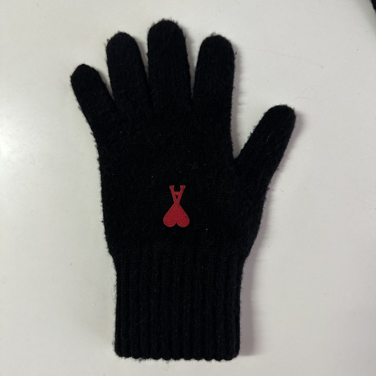AMI Rare Ami Knit Gloves Size ONE SIZE - 7 Thumbnail