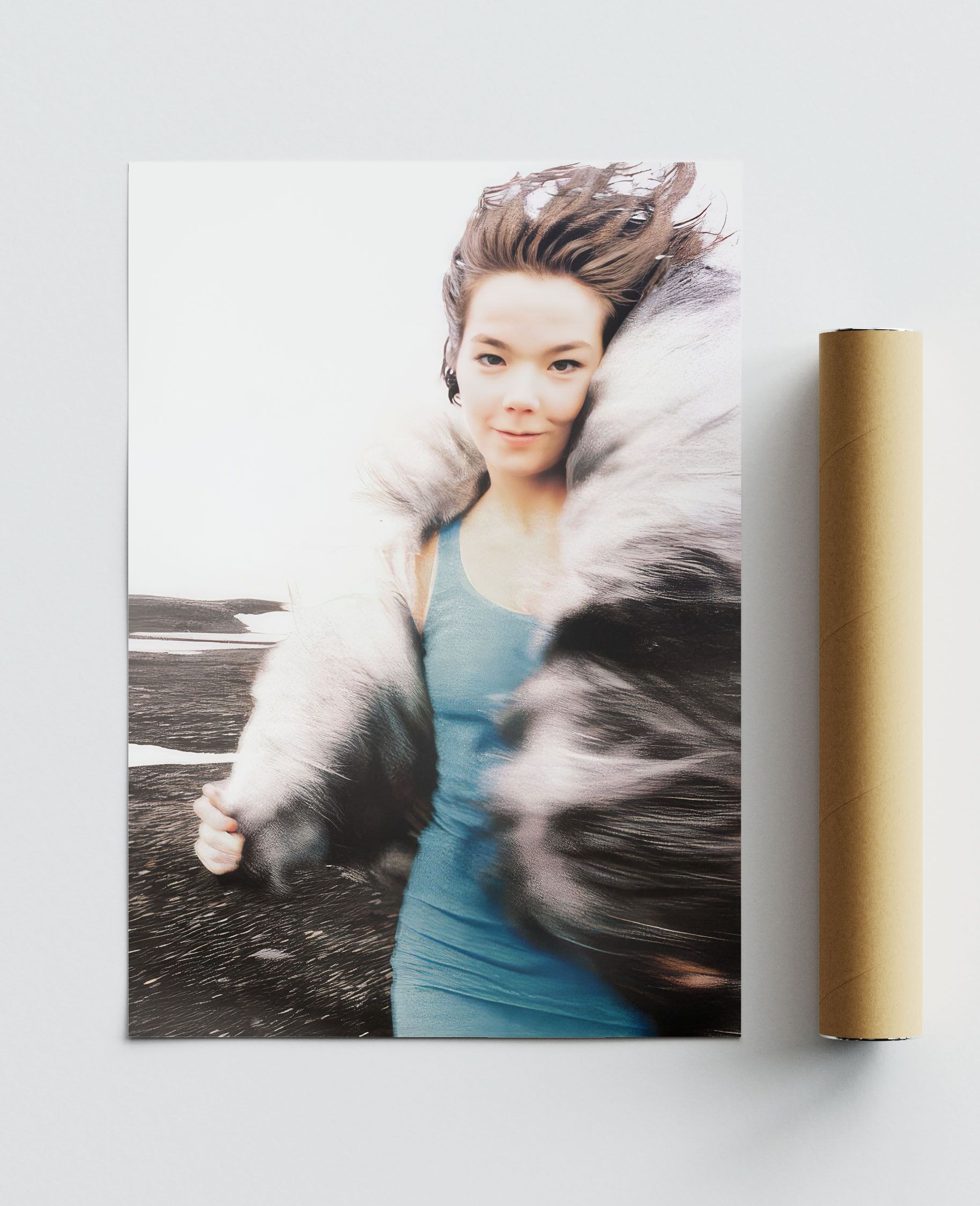 Band Tees Bjork Poster Print Tee Gift Vintage Music Band Merch Size ONE SIZE - 3 Thumbnail