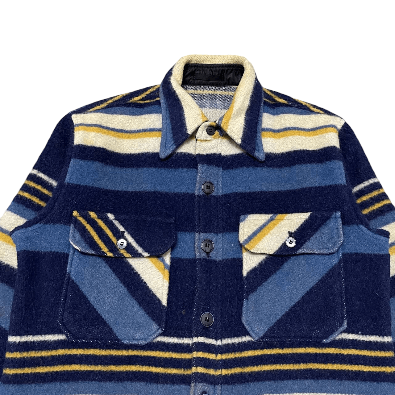 Japanese Brand Vintage Walker Wool Jacket Made in Japan Size US M / EU 48-50 / 2 - 2 Thumbnail