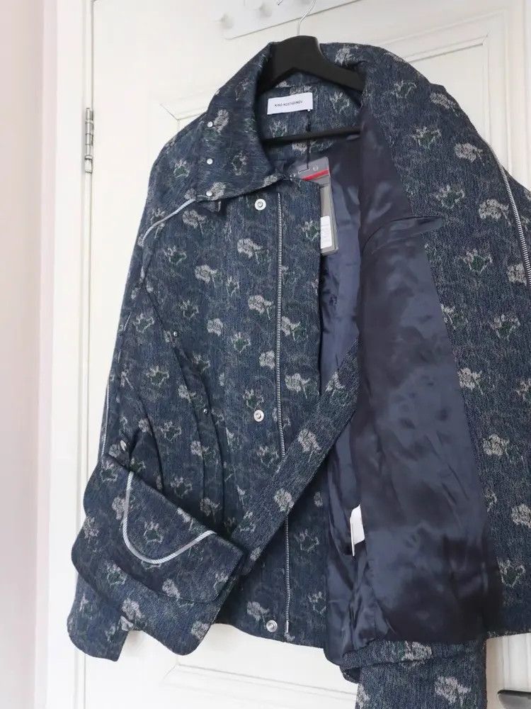 Kiko Kostadinov Sz48 Kiko Kostadinov 24AW Chalice Jacket Bag Floral Jacquar Size US M / EU 48-50 / 2 - 3 Thumbnail