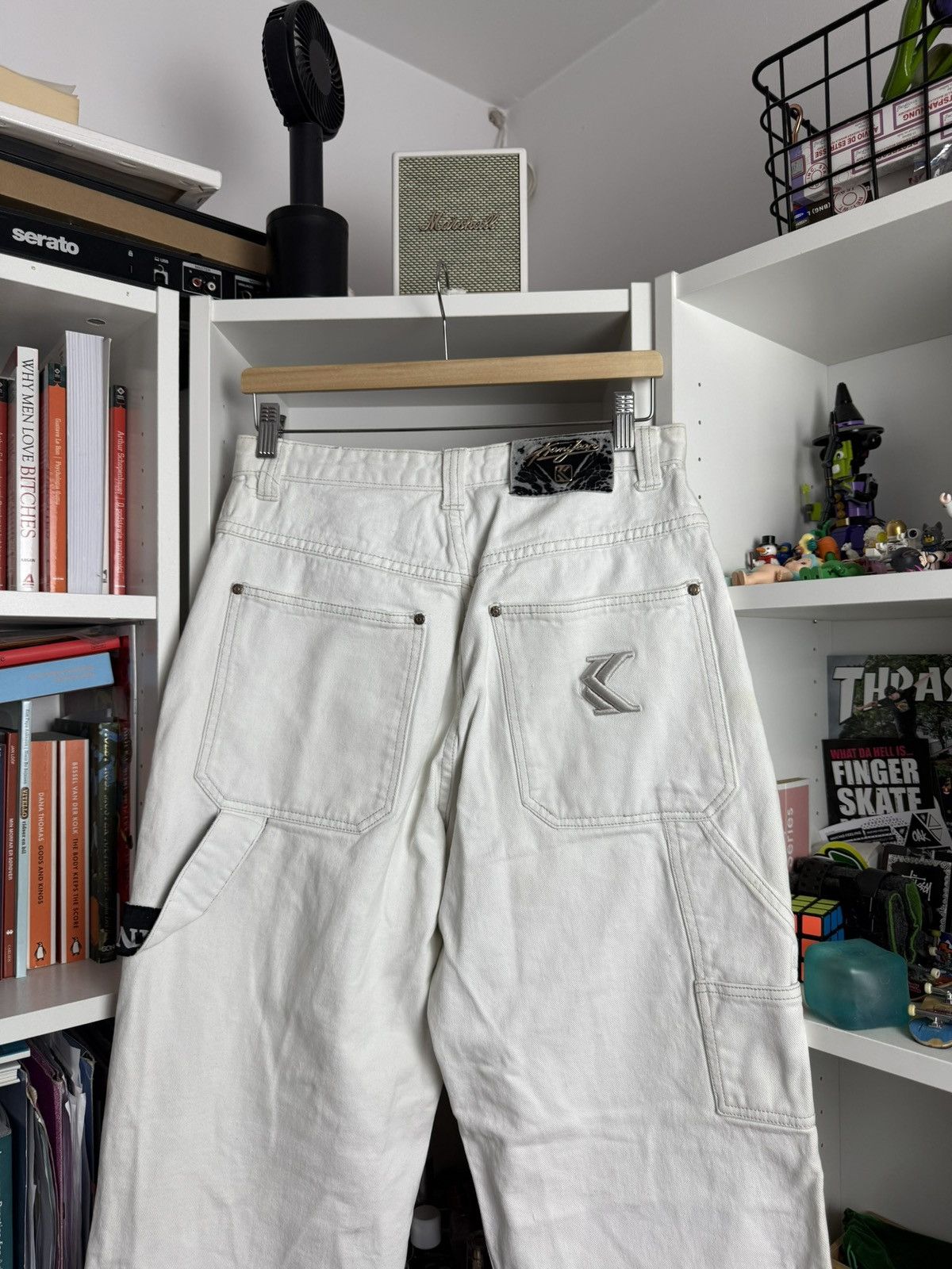 Karl Kani × Vintage Vintage 90s karl Kani baggy carpenter denim pants 32x32 skate Size US 32 / EU 48 - 3 Thumbnail