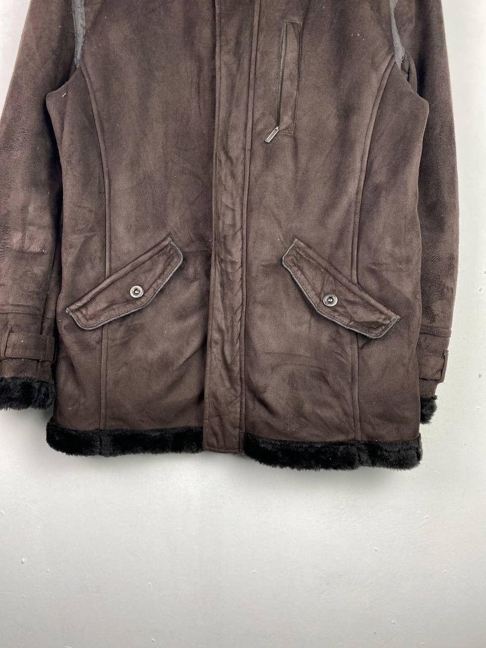 Japanese Brand thruxton japanese brands faux fur jacket very nice design Size US L / EU 52-54 / 3 - 3 Thumbnail