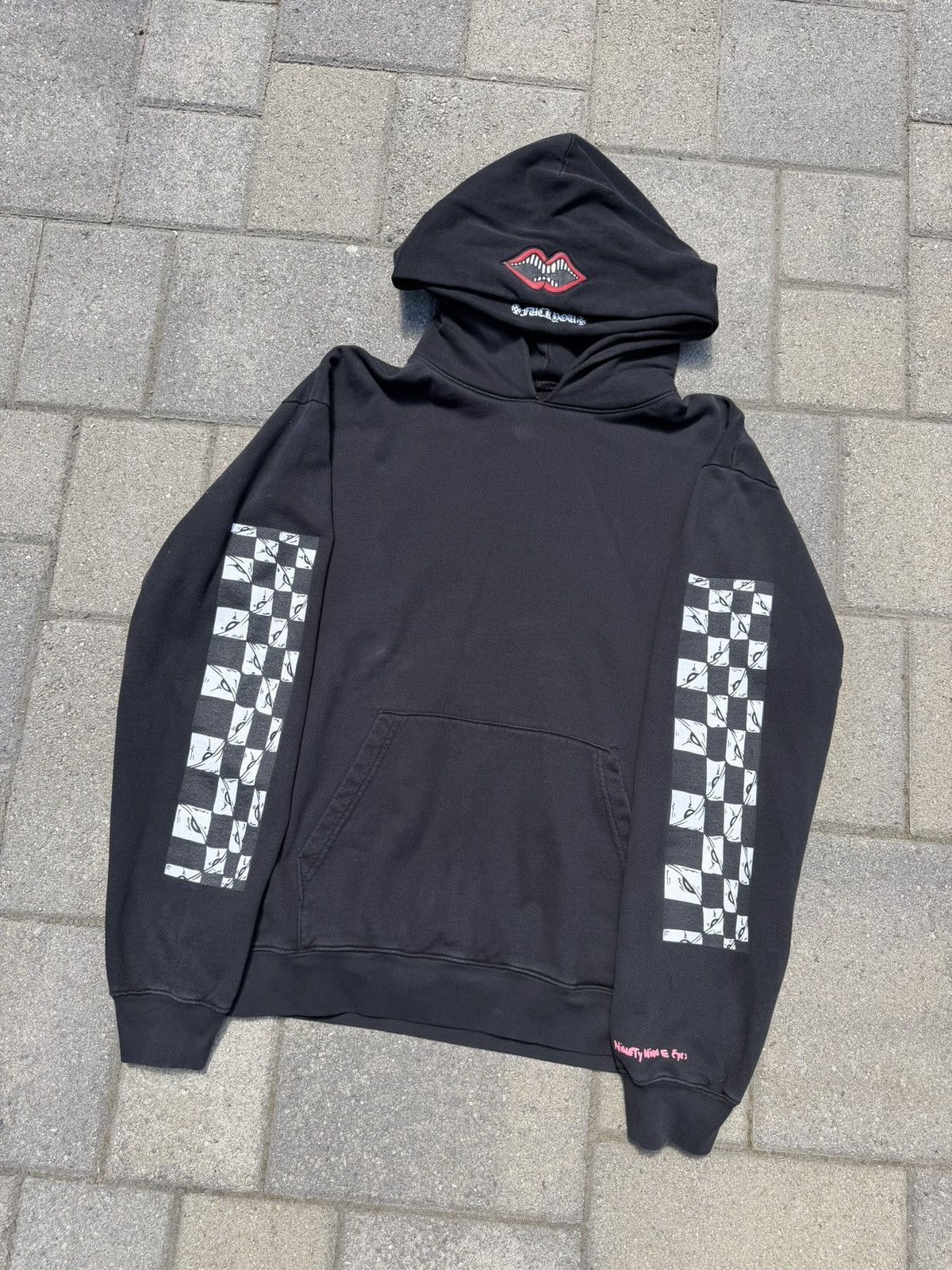 Chrome Hearts Chrome Hearts Matty Boy Checker Board 99 Eyes Hoodie