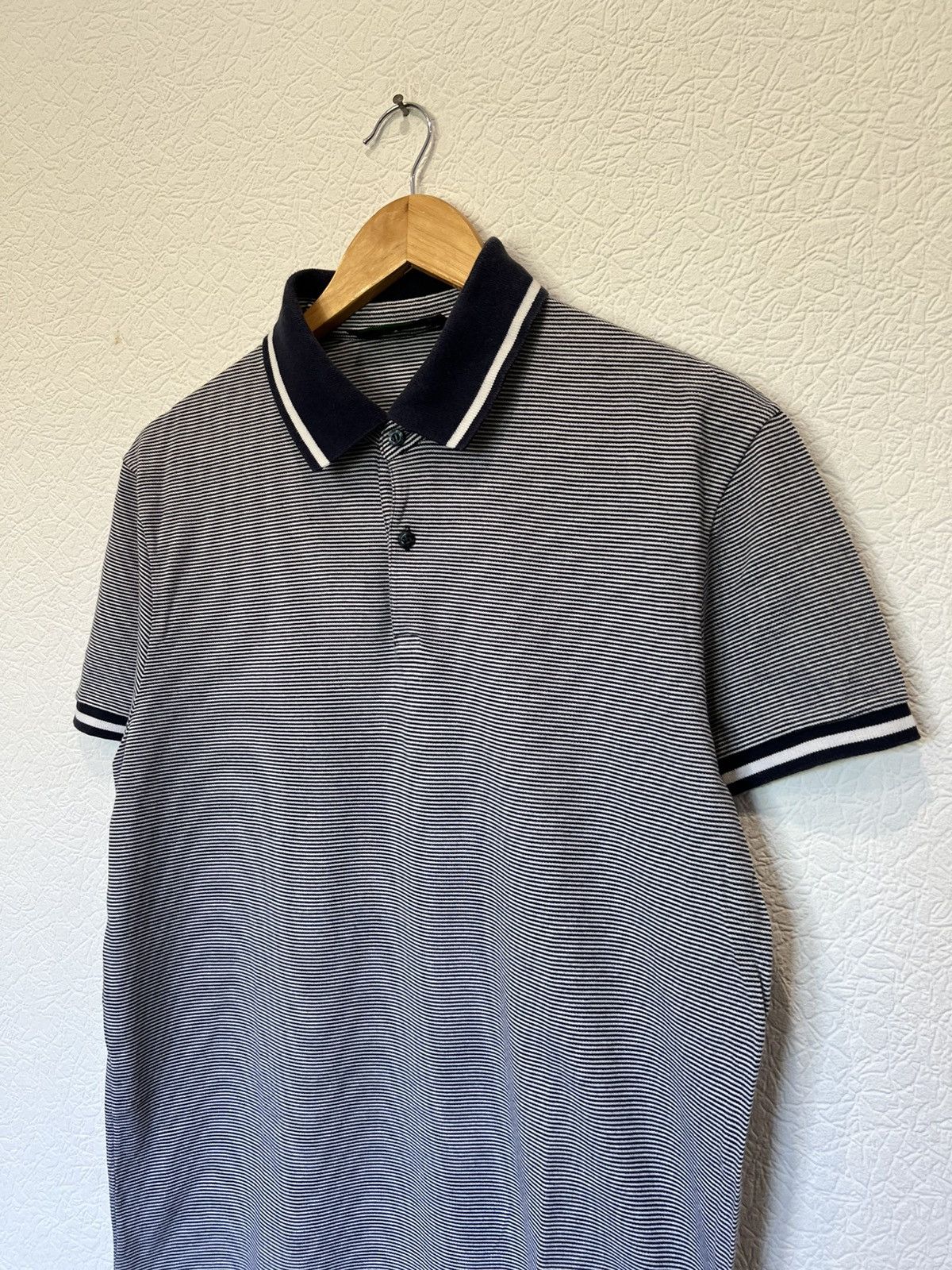 Etro Etro Striped Grey Polo Shirt Tee Size US XL / EU 56 / 4 - 2 Thumbnail