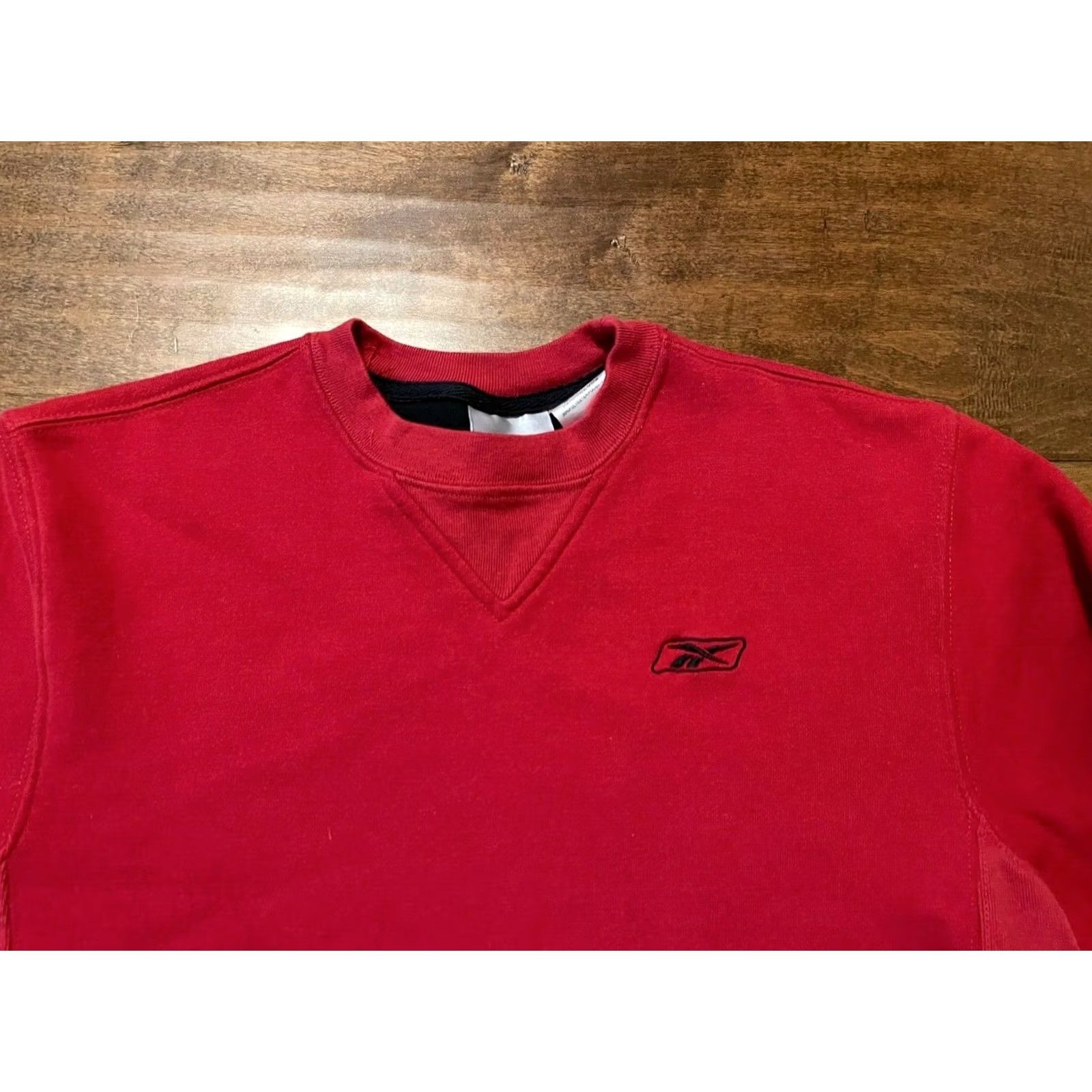 Reebok VINTAGE Reebok Red Chest Logo Pullover Crewneck Sweatshirt Men Small S Size US S / EU 44-46 / 1 - 2 Thumbnail