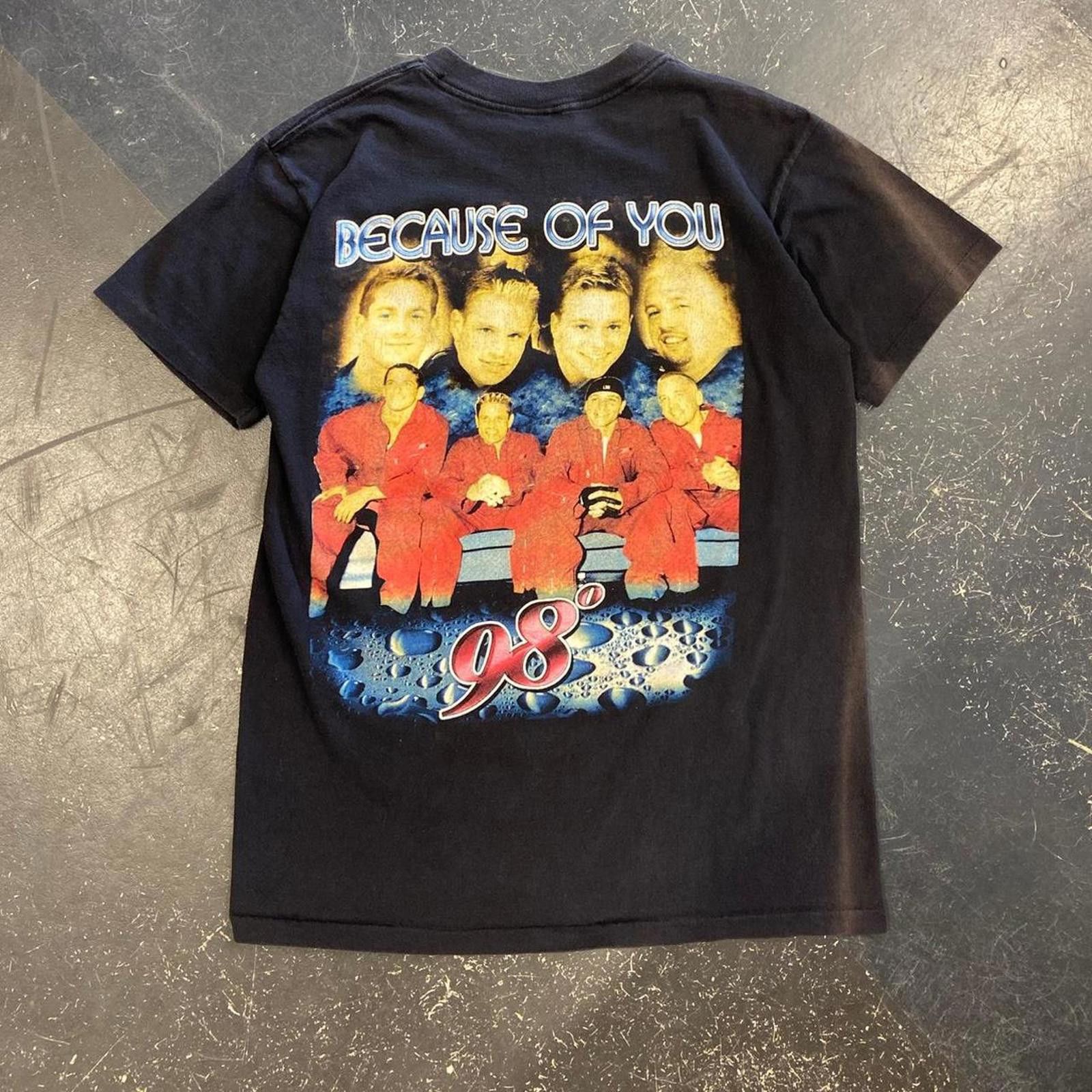 Rap Tees Vintage 98 Degrees Rap Tour Tee Size US M / EU 48-50 / 2 - 7 Thumbnail