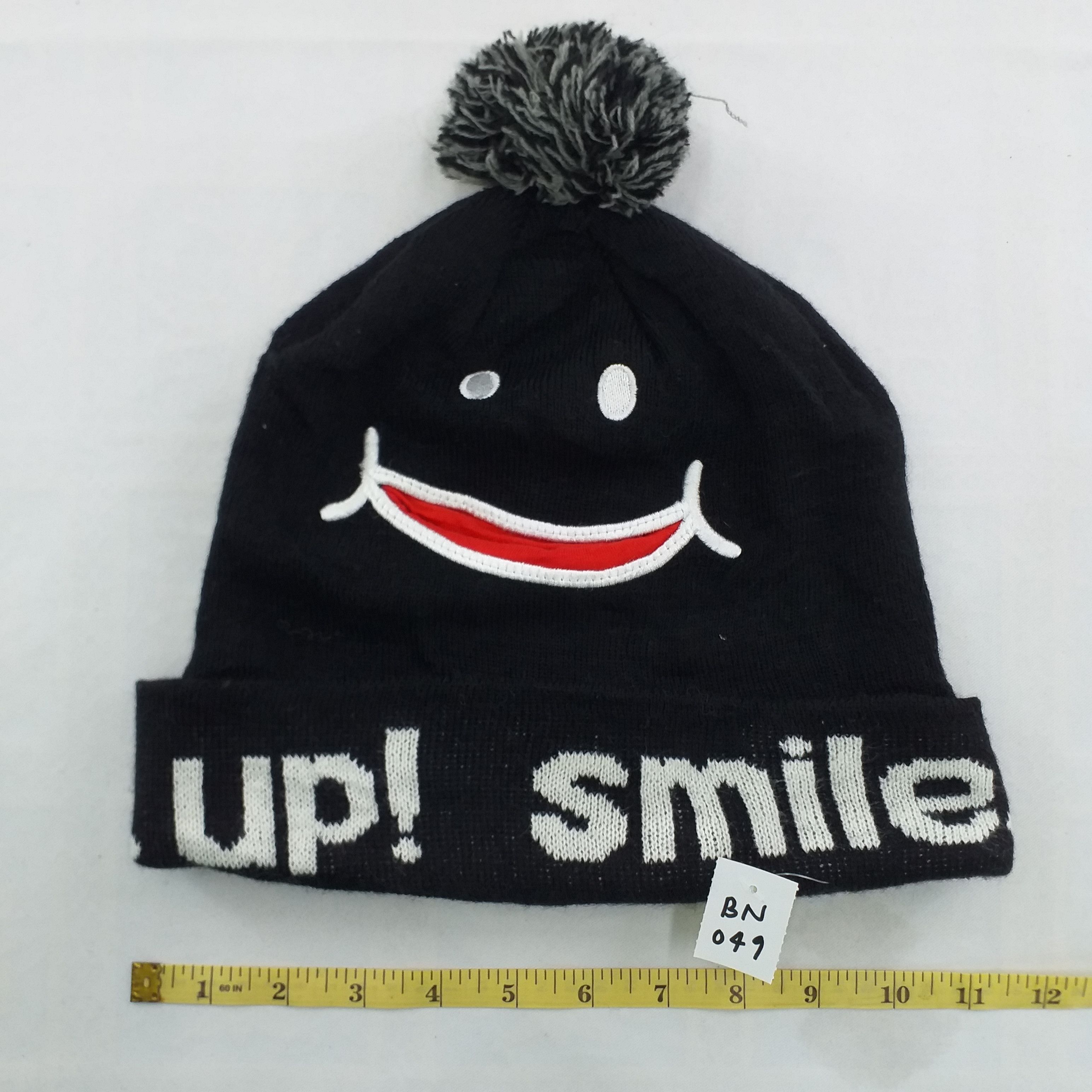 Japanese Brand Up! Smile with Emoji Snow Cap Hat Beanie BN049 Size ONE SIZE - 3 Thumbnail