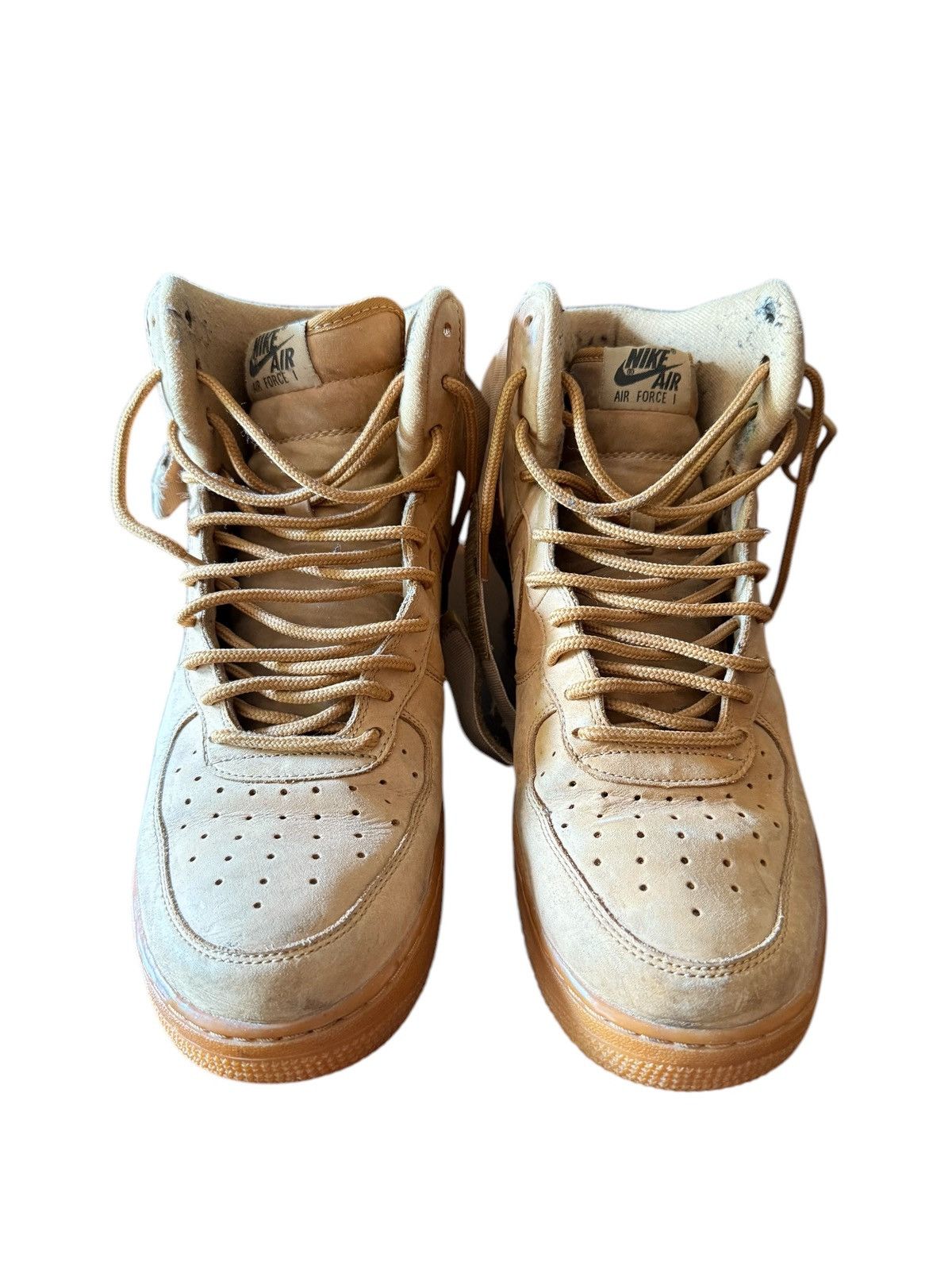 Nike Nike Air Force One High Top Brown Size 10 Size US 10 / EU 43 - 4 Thumbnail