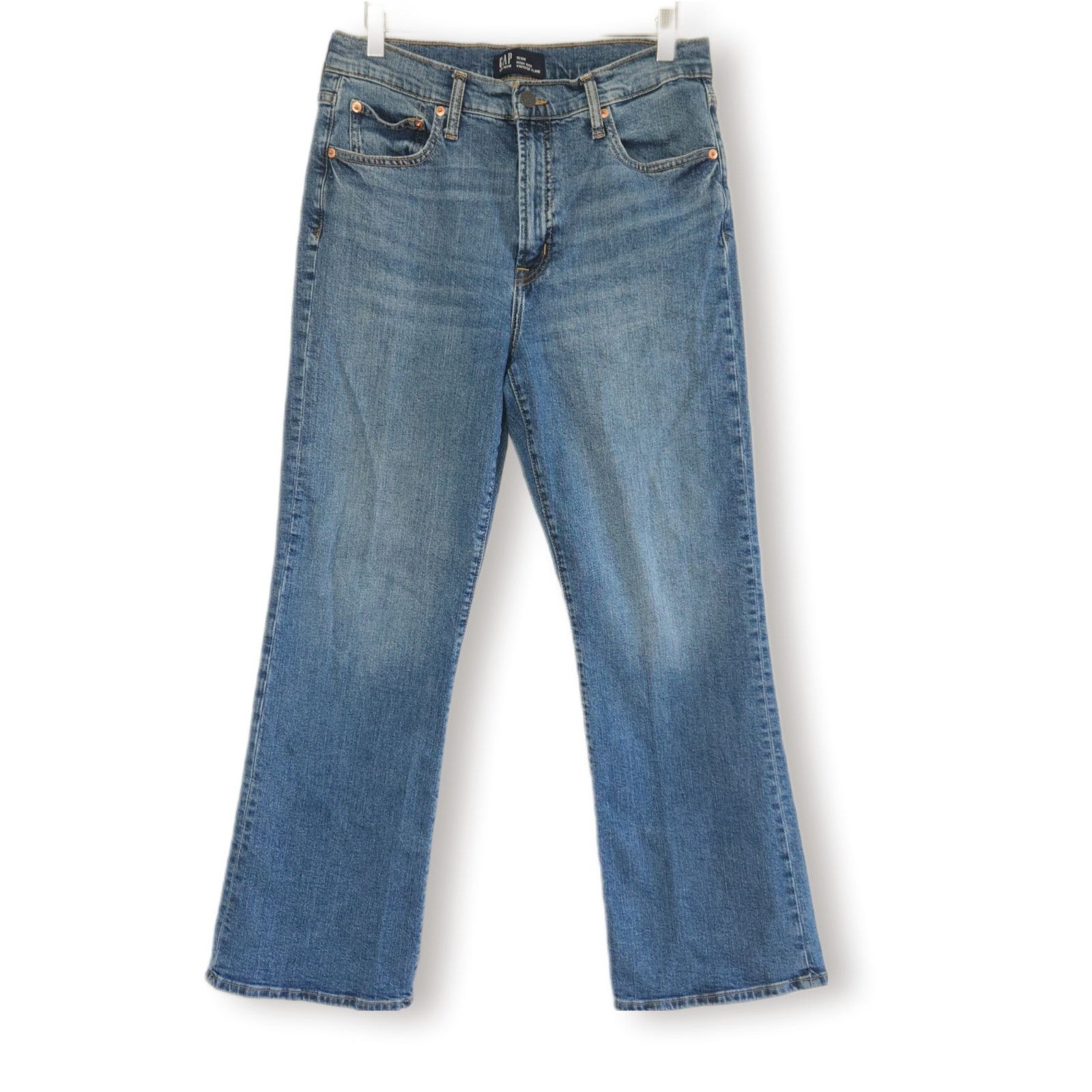 Gap Gap Vintage High Rise Flare Jeans Medium wash 12 / 31 R Size 34" / US 12 / IT 48 - 1 Thumbnail