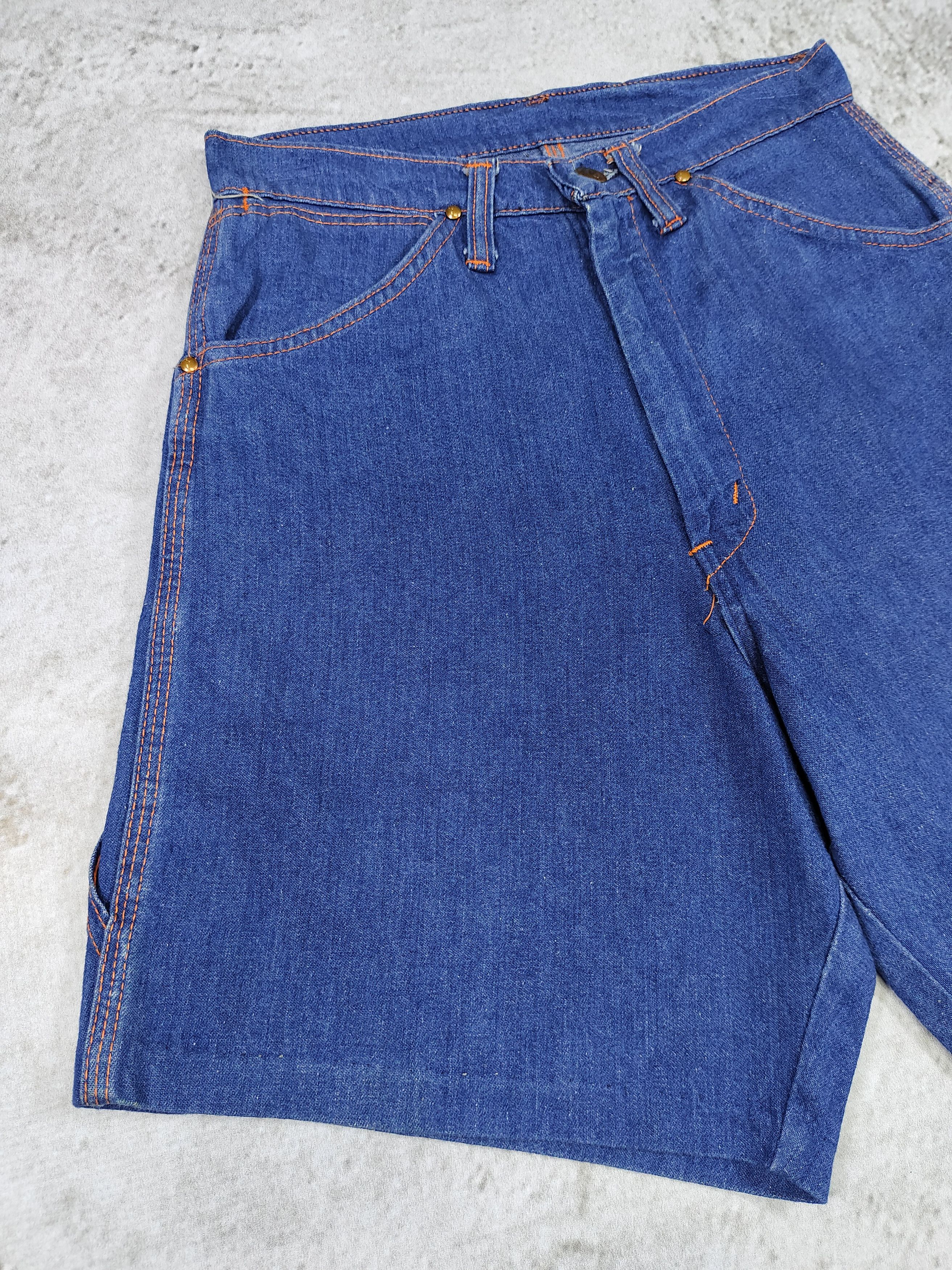 Vintage 60s DEE CEE🔥Classic American Carpenter Utility Denim Shorts Size US 28 / EU 44 - 8 Thumbnail