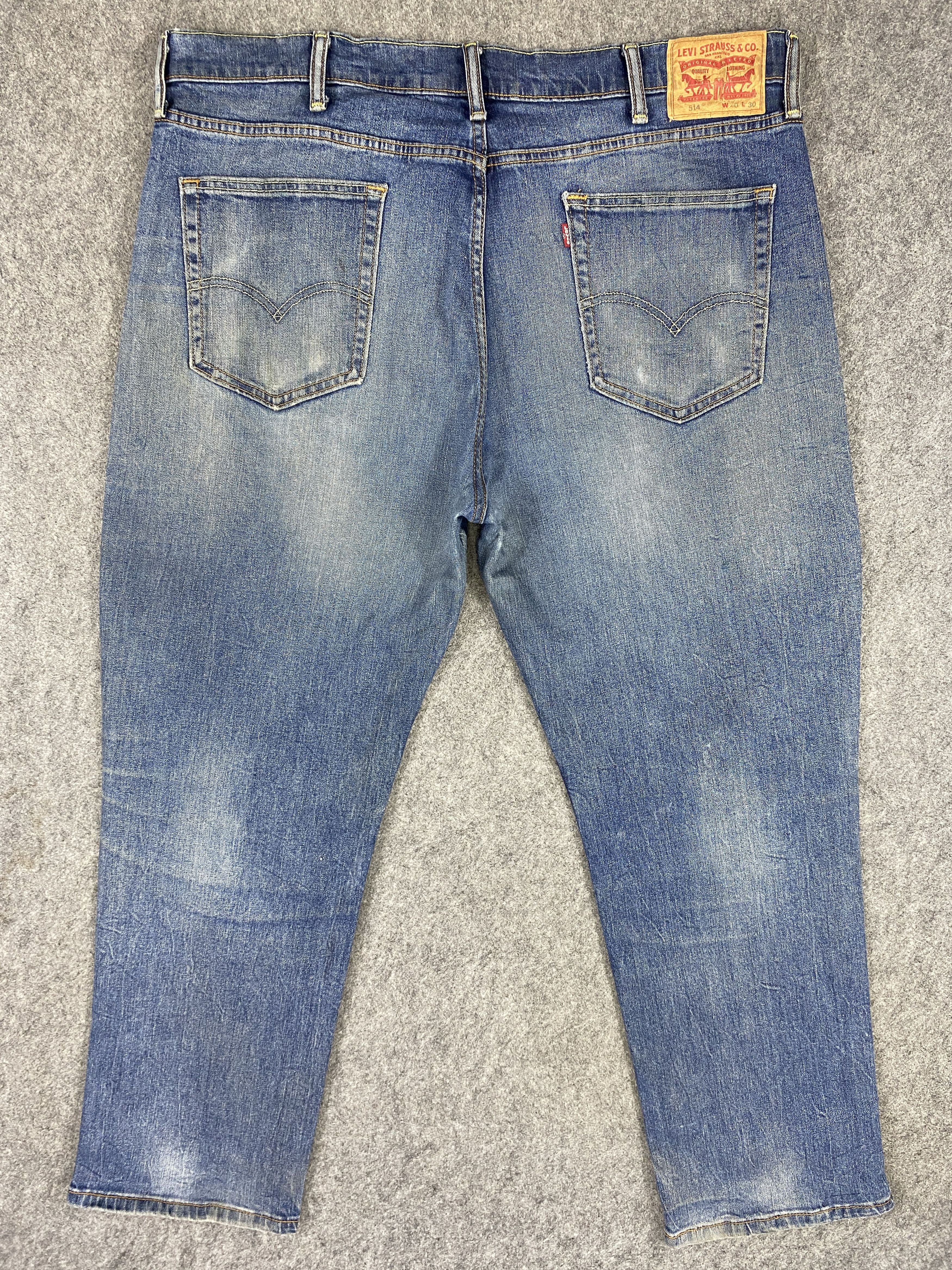 Levi's Distressed Blue Vintage Levi's 514 41x30.5 Denim -JN1986 Size US 41 - 2 Thumbnail