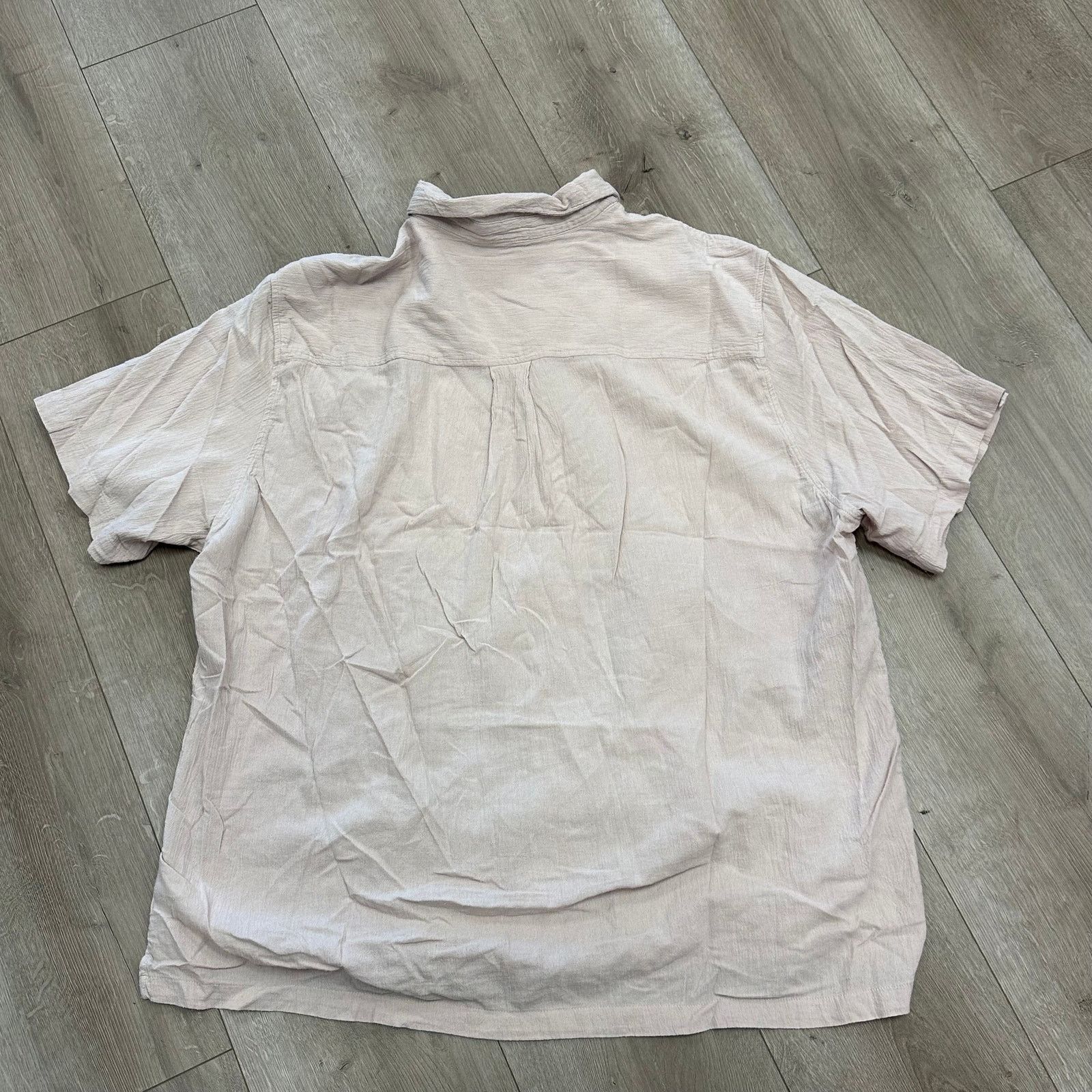 Standard Cloth Standard / Cloth Pastel Soft Pink Linen Button Up Size XL Size US XL / EU 56 / 4 - 5 Thumbnail