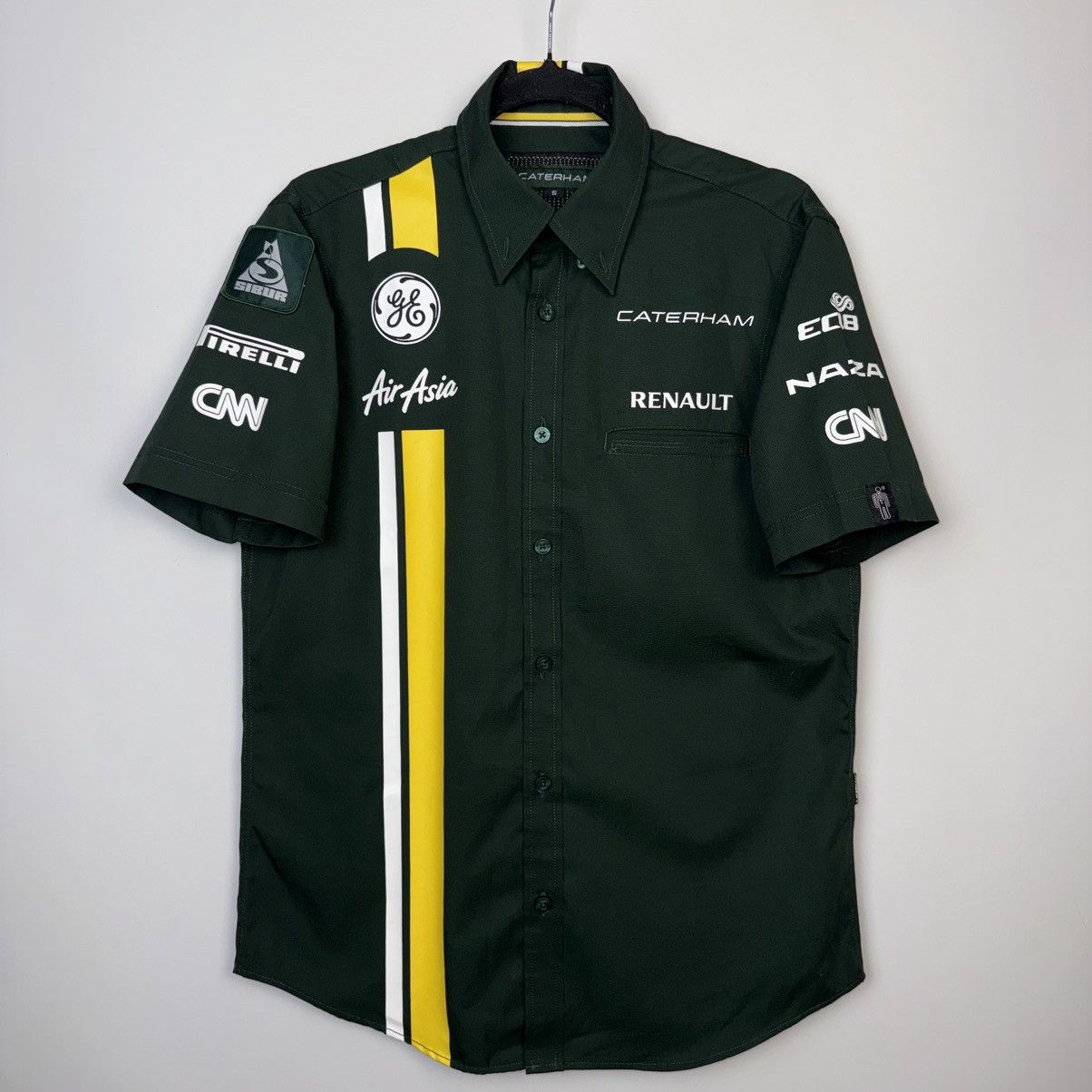 Vintage Caterham Renault Racing Formula One F1 Button Up Shirt Size US S / EU 44-46 / 1 - 1 Thumbnail
