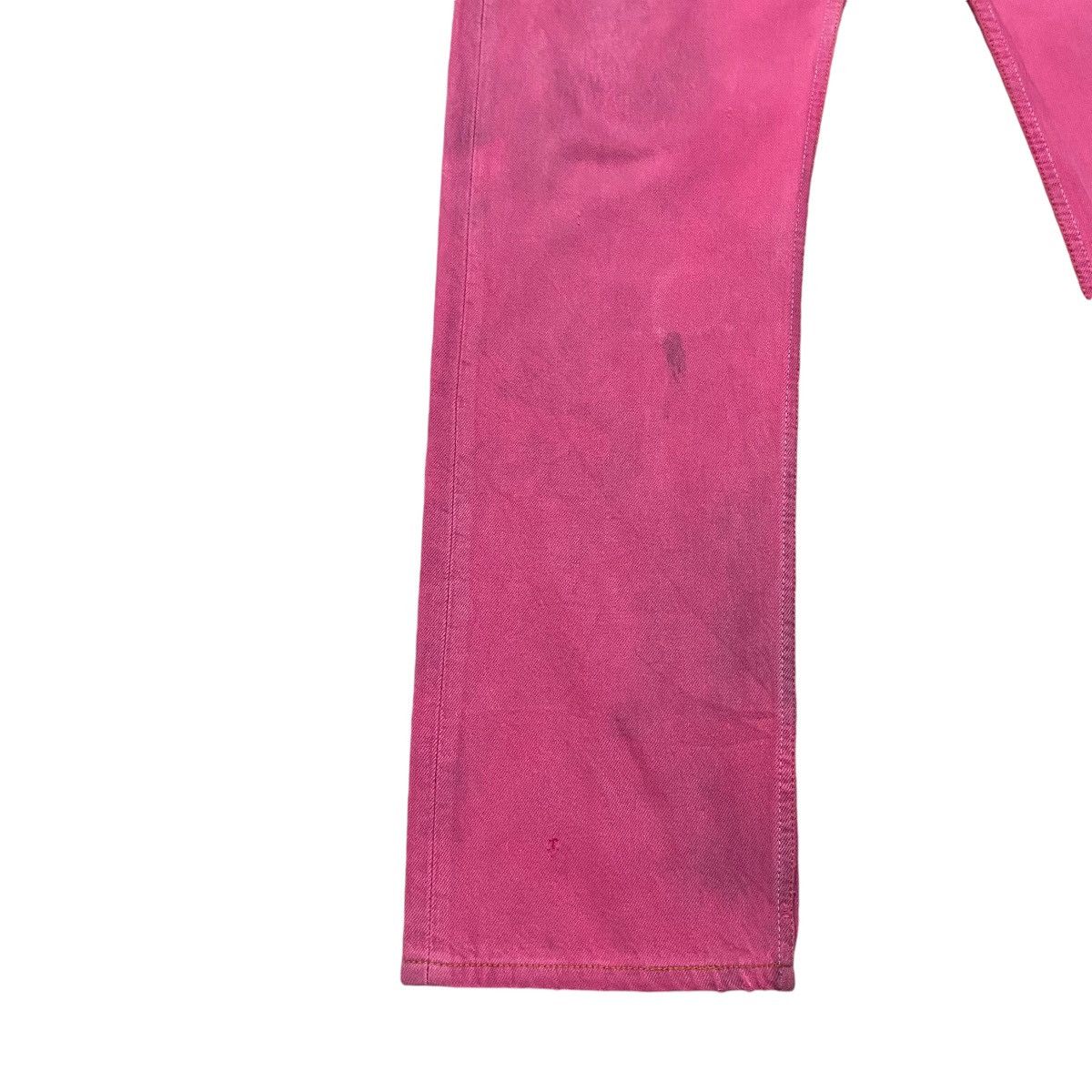 Levi's Vintage Levis 501xx Pink Denim Jeans Size US 32 / EU 48 - 8 Thumbnail
