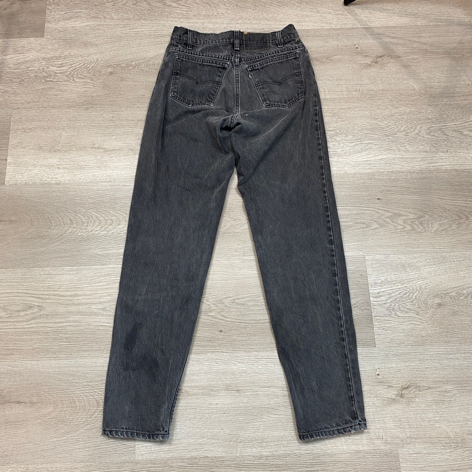 Levi's × Vintage Vintage 80s Levi's 550 Tapered Black Tab Jeans 29x33 USA Size US 29 - 2 Thumbnail