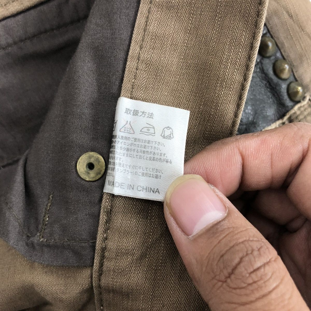 If Six Was Nine × Japanese Brand × semanticdesign 2000s Semantic Design Studded Flared Punkgoth Style Pants Size US 36 / EU 52 - 14 Thumbnail