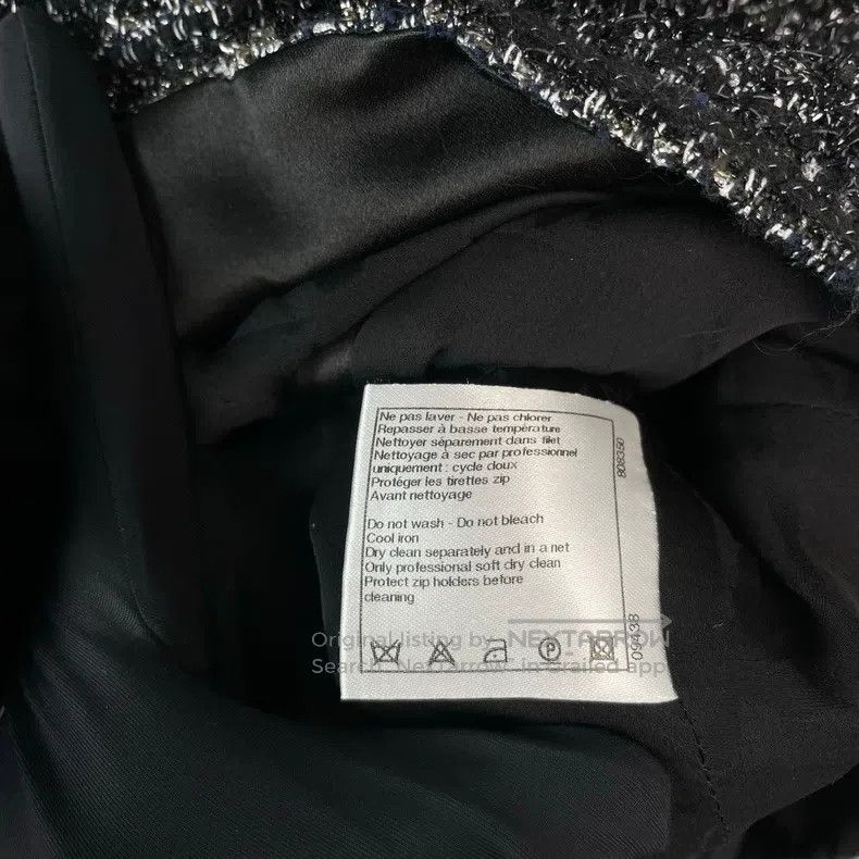 Chanel Chanel Soft tweed dress black Size XXS / US 00 / IT 34 - 8 Thumbnail