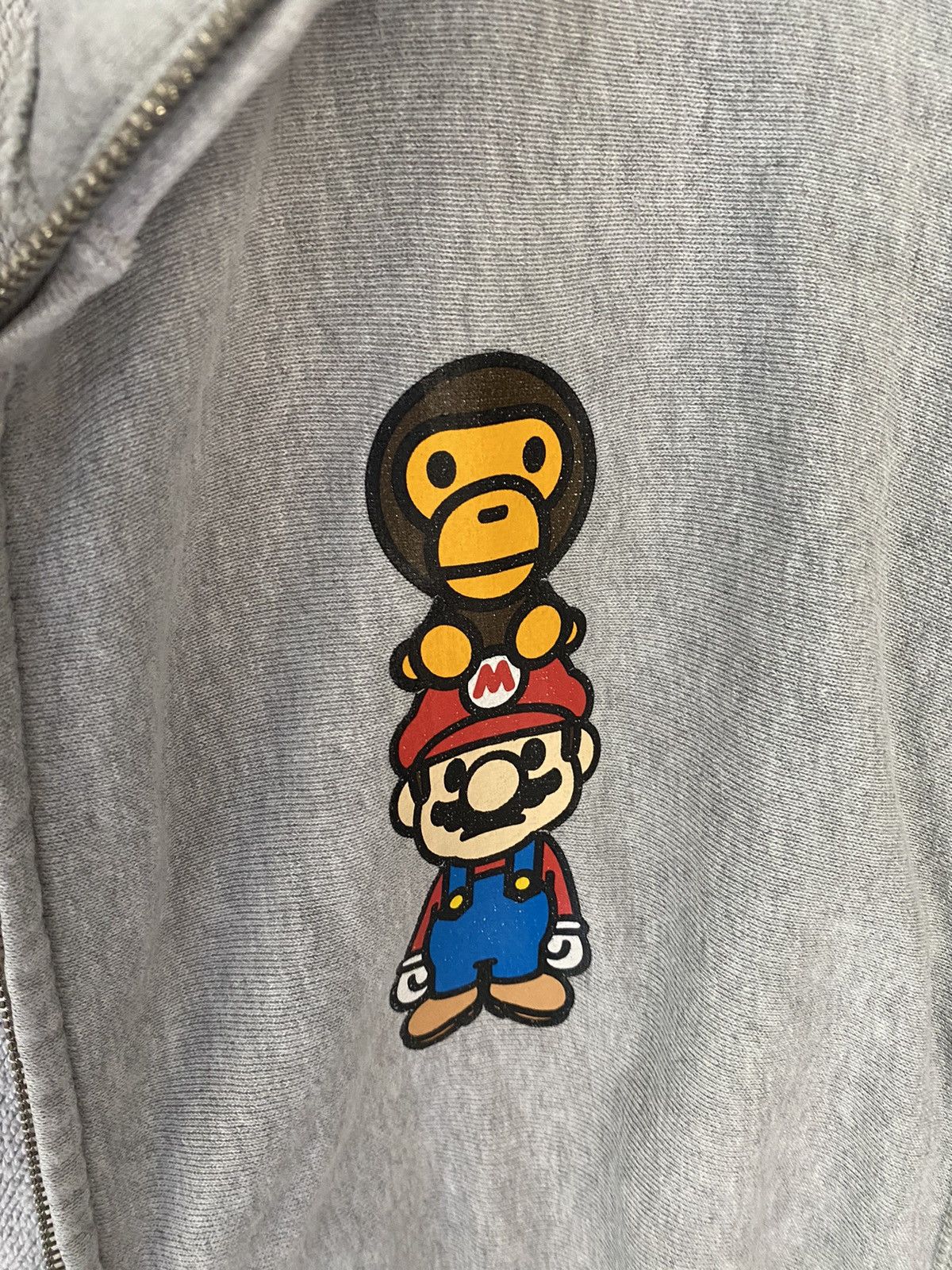 Bape Bape x Nintendo Mario Baby Milo Full Zip Hoodie Size US M / EU 48-50 / 2 - 9 Thumbnail
