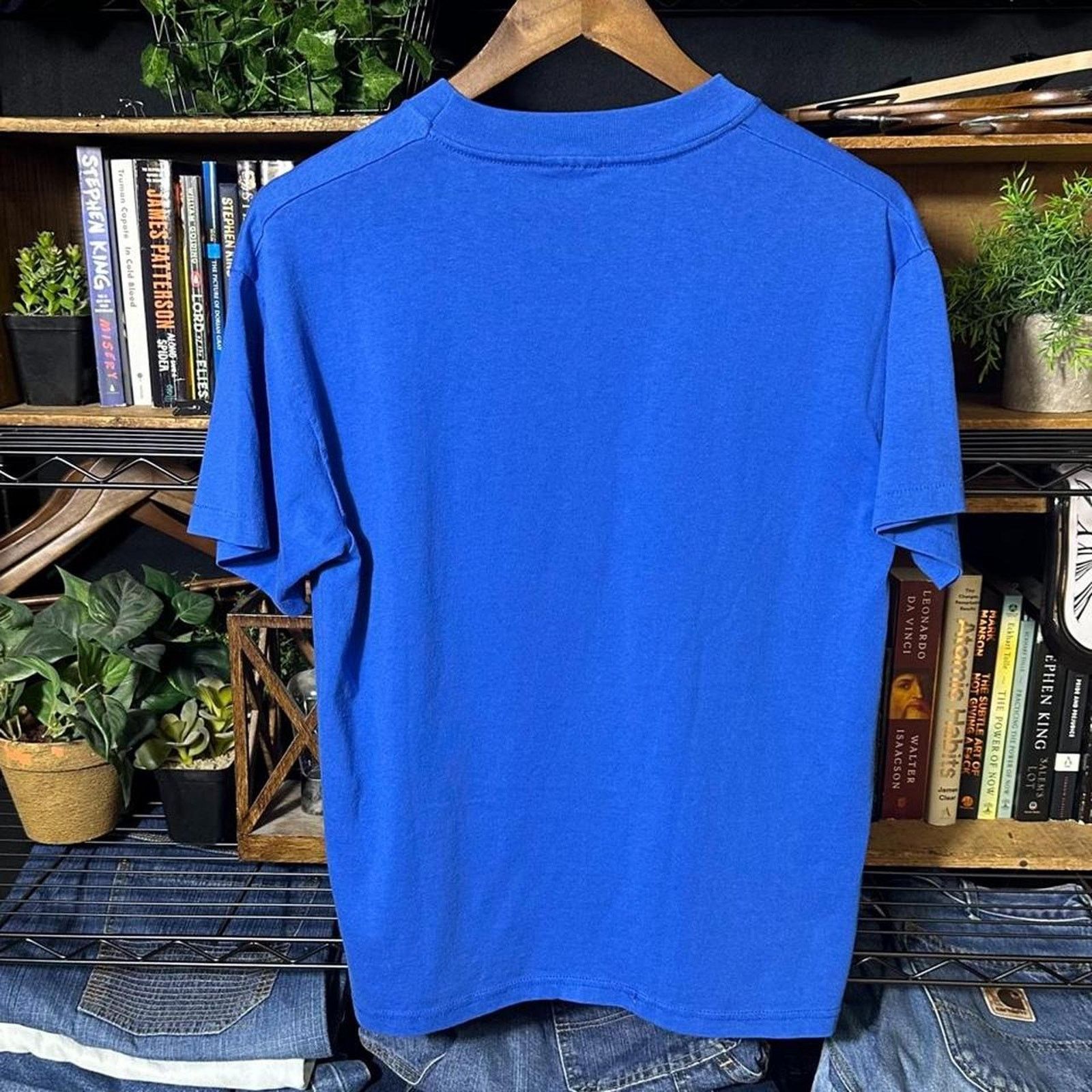 Native Vintage 90s Single Stitch Native American Graphic Tee Shirt Size US S / EU 44-46 / 1 - 2 Thumbnail