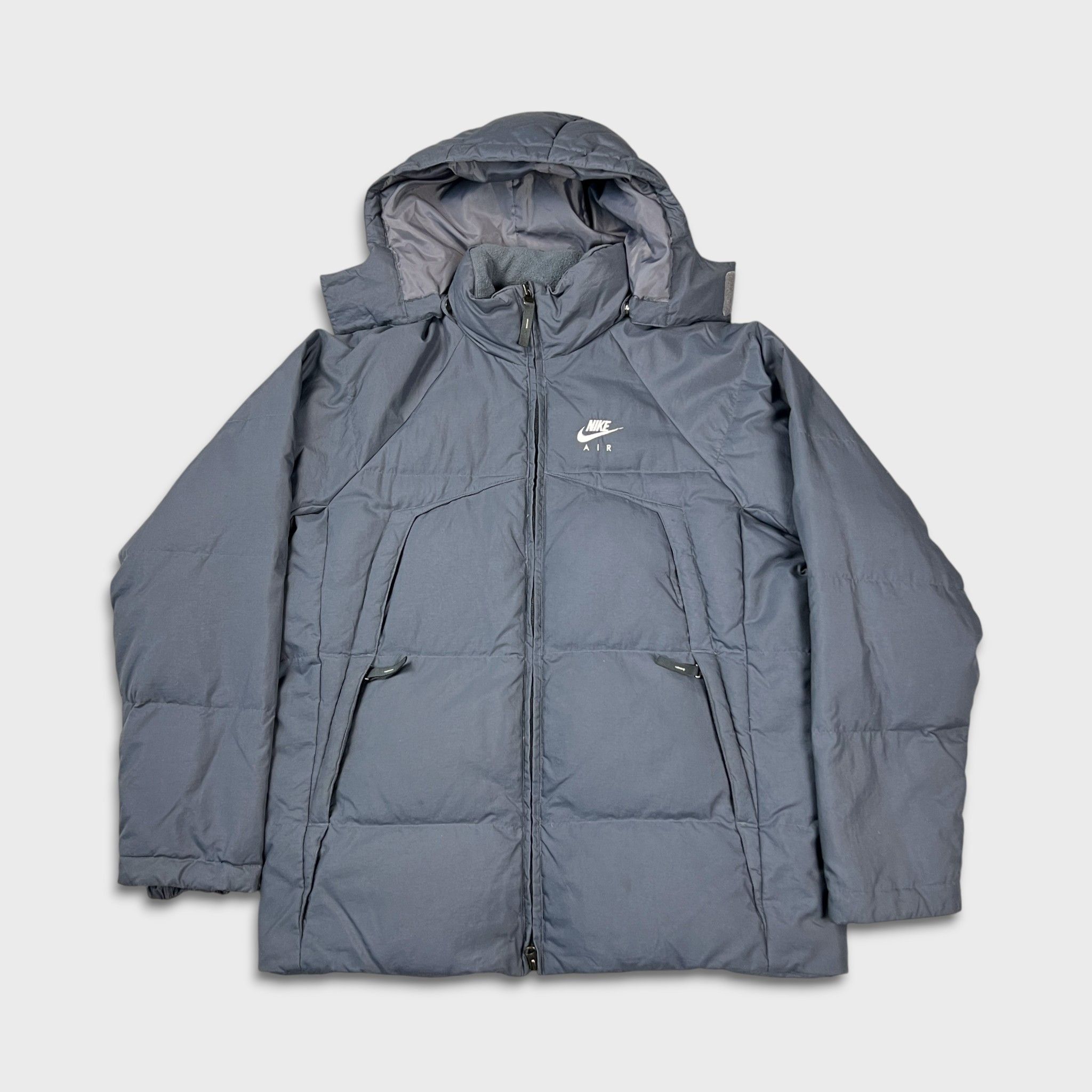 Nike Air Jacket Large Spell Out Swoosh Full Zip Puffer Coat