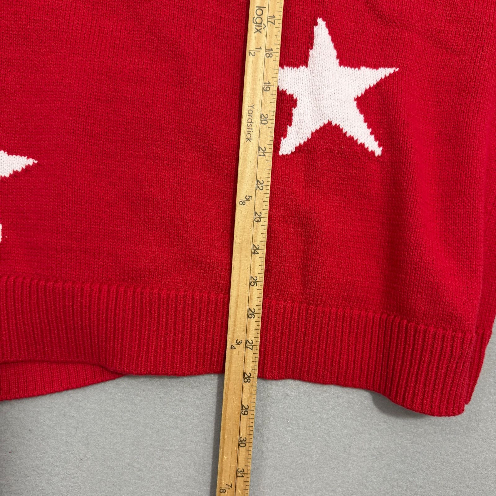 Vintage Lane Bryant Button Front Star Cardigan Sweater 26/28 NEW Size 4XL / US 24-26 - 10 Thumbnail