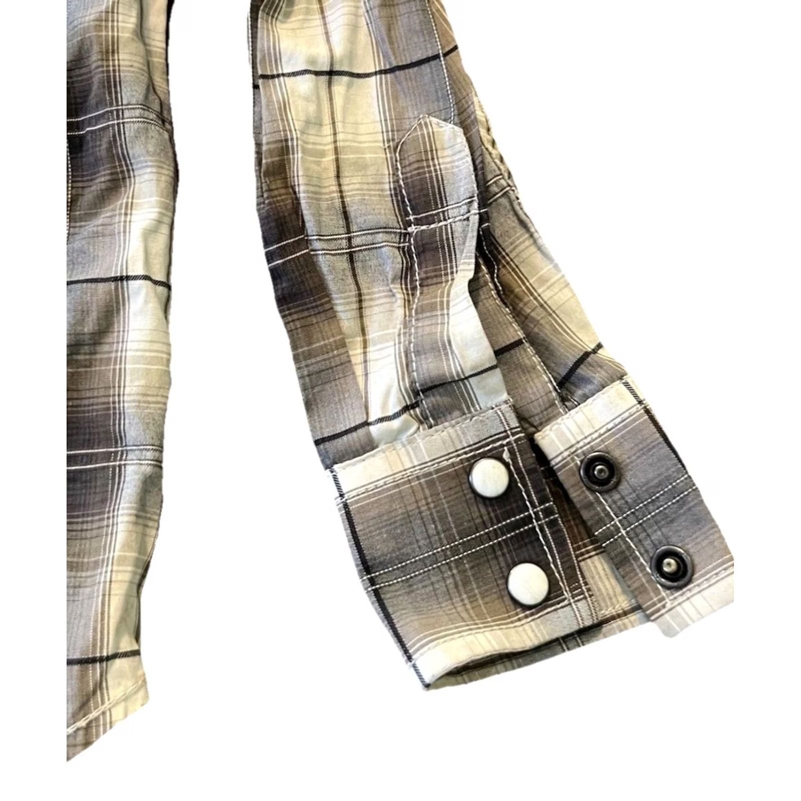 Roper Roper Cowboy Collection Plaid Snap Shirt Mens Small Western Pearl Snap Shirt Size US S / EU 44-46 / 1 - 5 Thumbnail