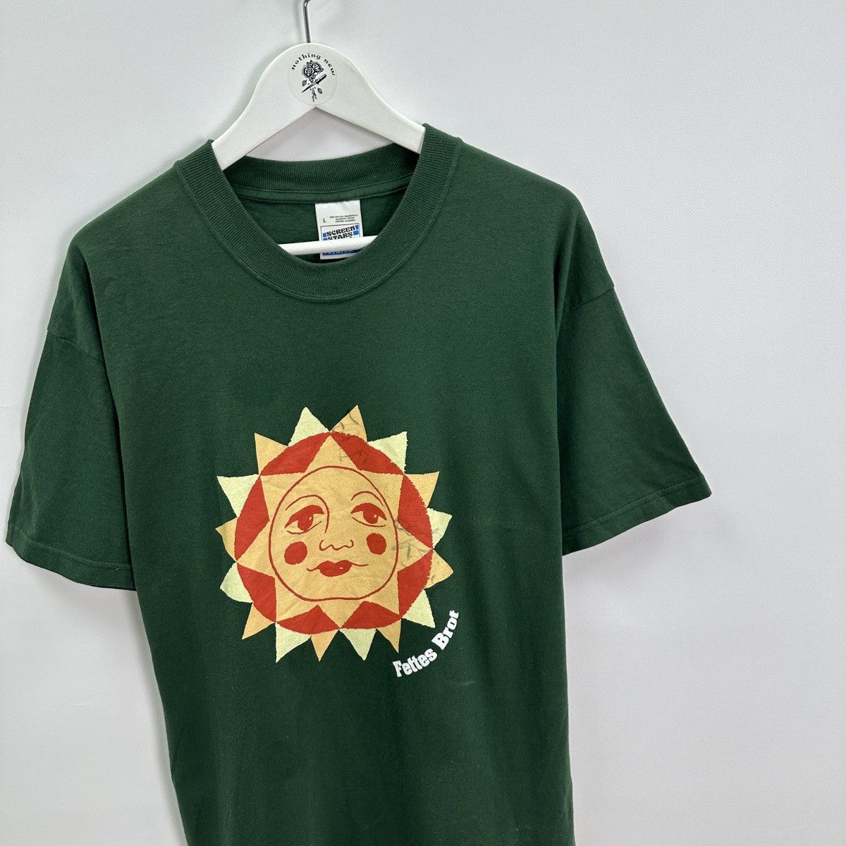 Band Tees vintage 90s Fettes Brot Indie rock signed tee rare Britain Size US L / EU 52-54 / 3 - 2 Thumbnail