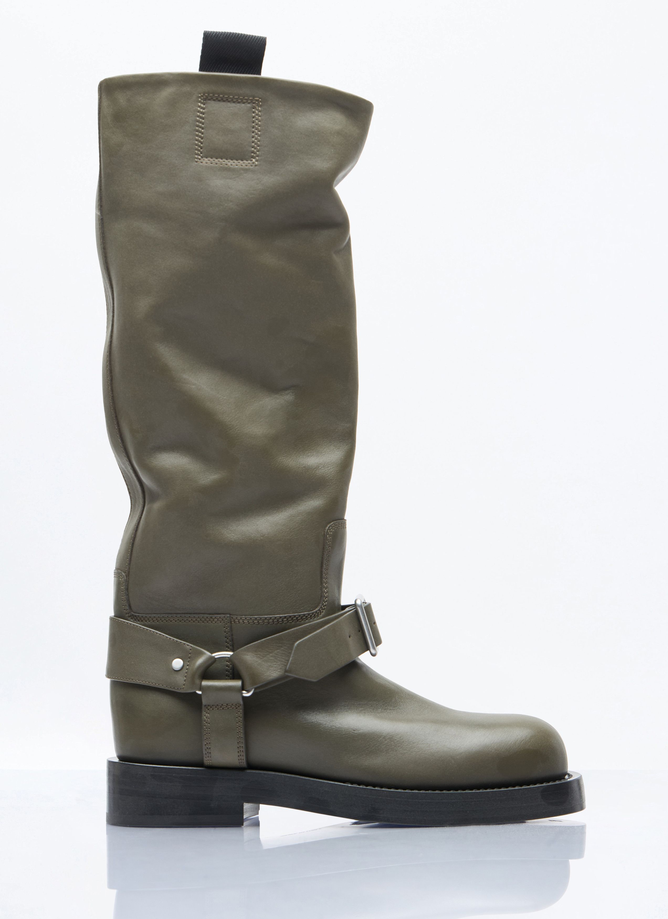 Burberry Leather Saddle High Boots Size US 6 / IT 36 - 1 Thumbnail