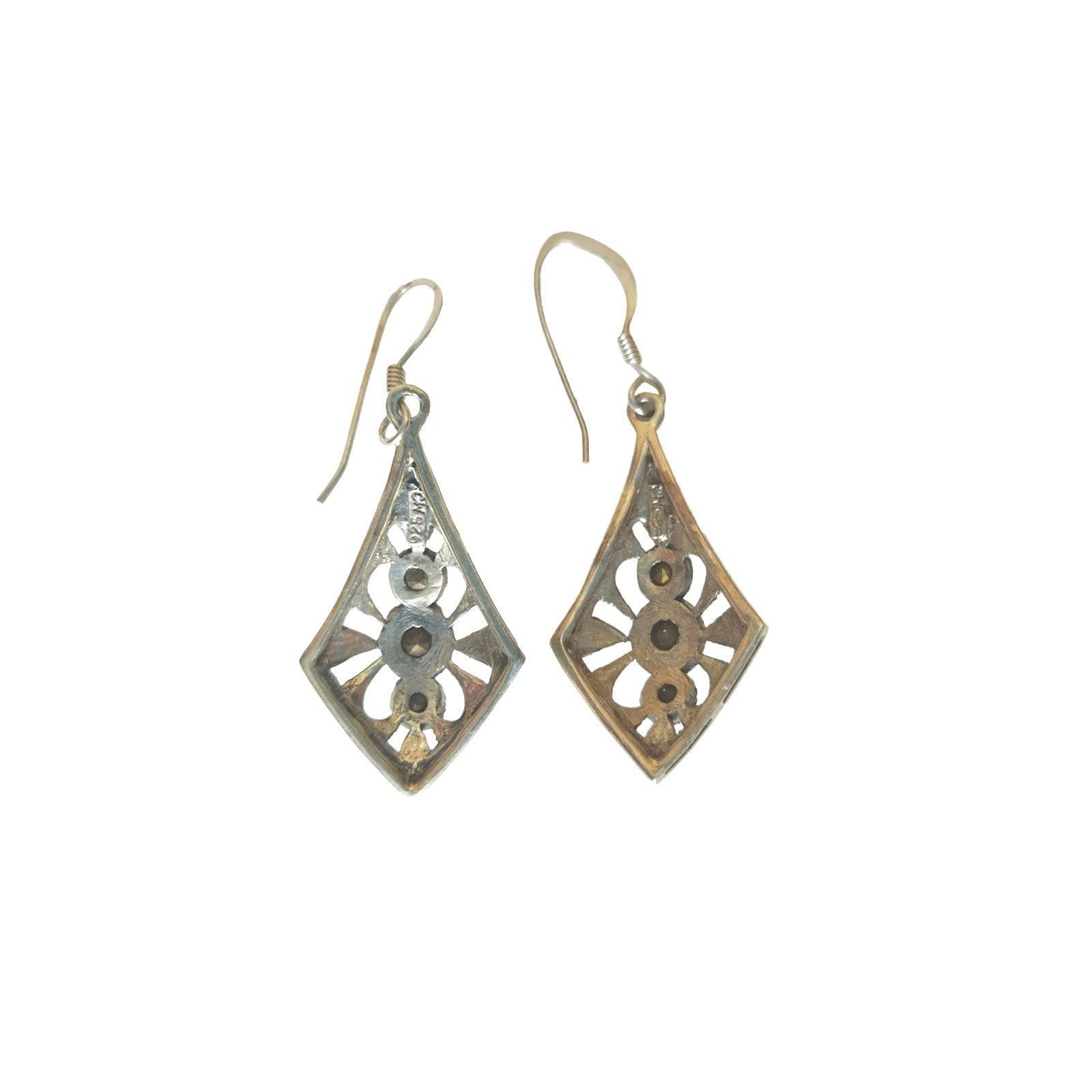 The Unbranded Brand Vintage Women's Earrings Sterling Silver 925 Size ONE SIZE - 2 Thumbnail