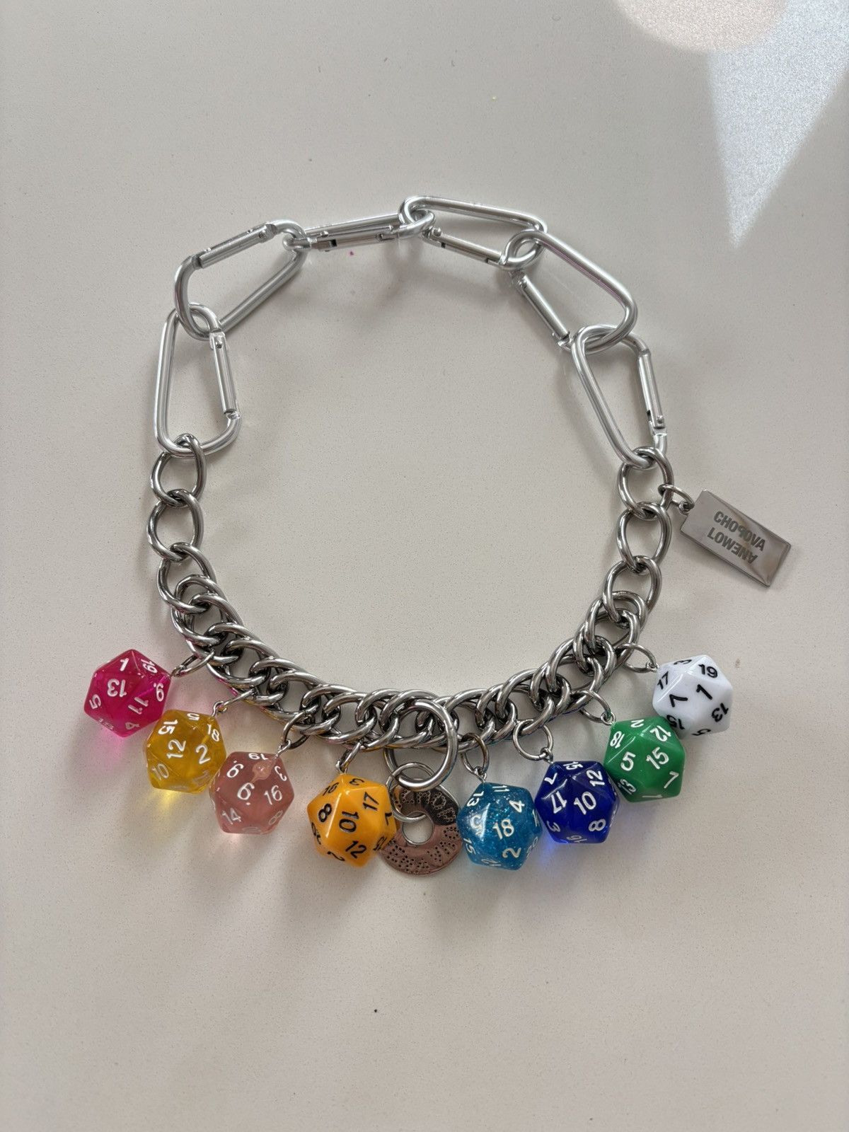 Chopova Lowena Roll the dice Necklace Size ONE SIZE - 1 Thumbnail