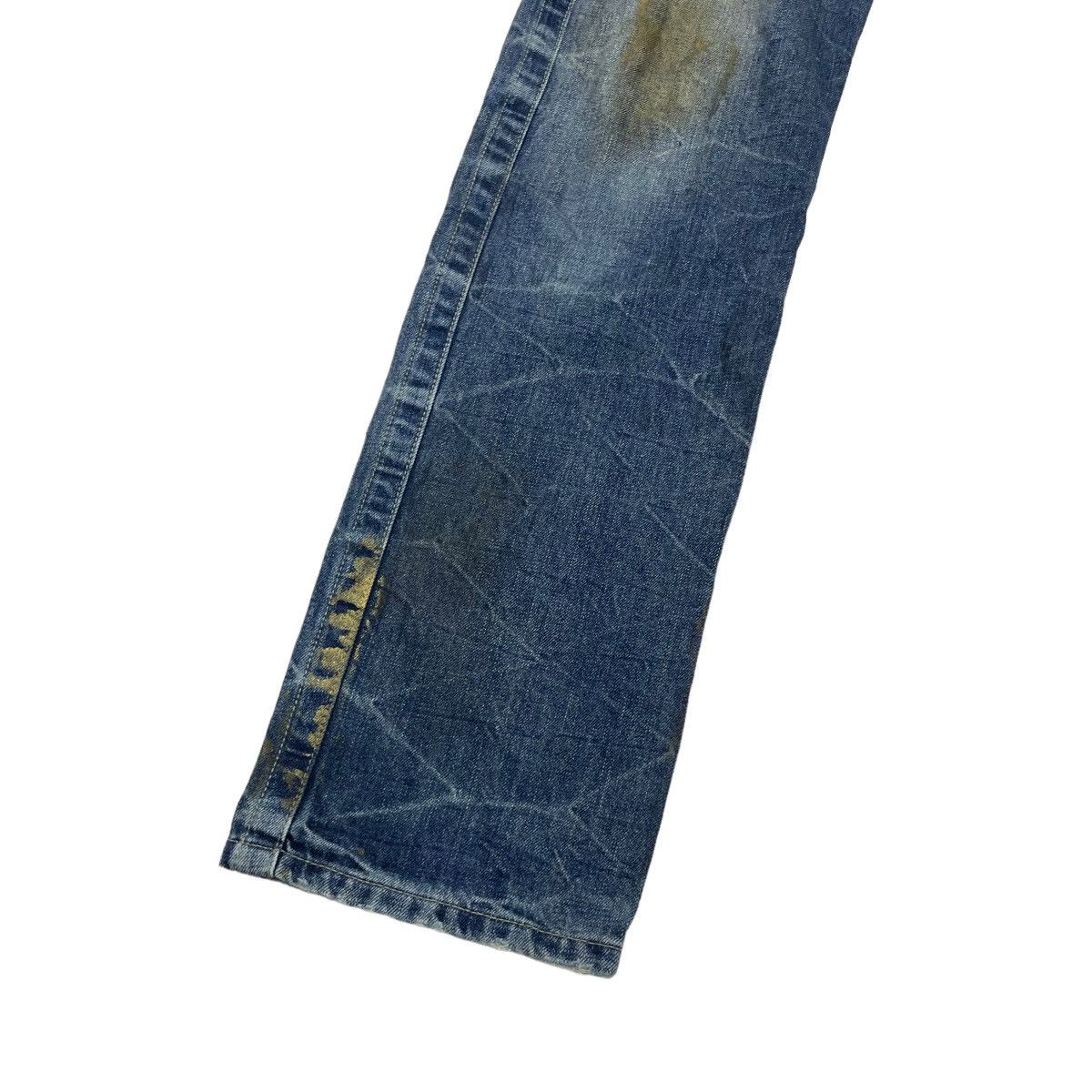 14th Addiction × If Six Was Nine × Le Grande Bleu (L.G.B.) Trashed Japanese Brand Ratle Trap Distress Denim Size US 32 / EU 48 - 5 Thumbnail