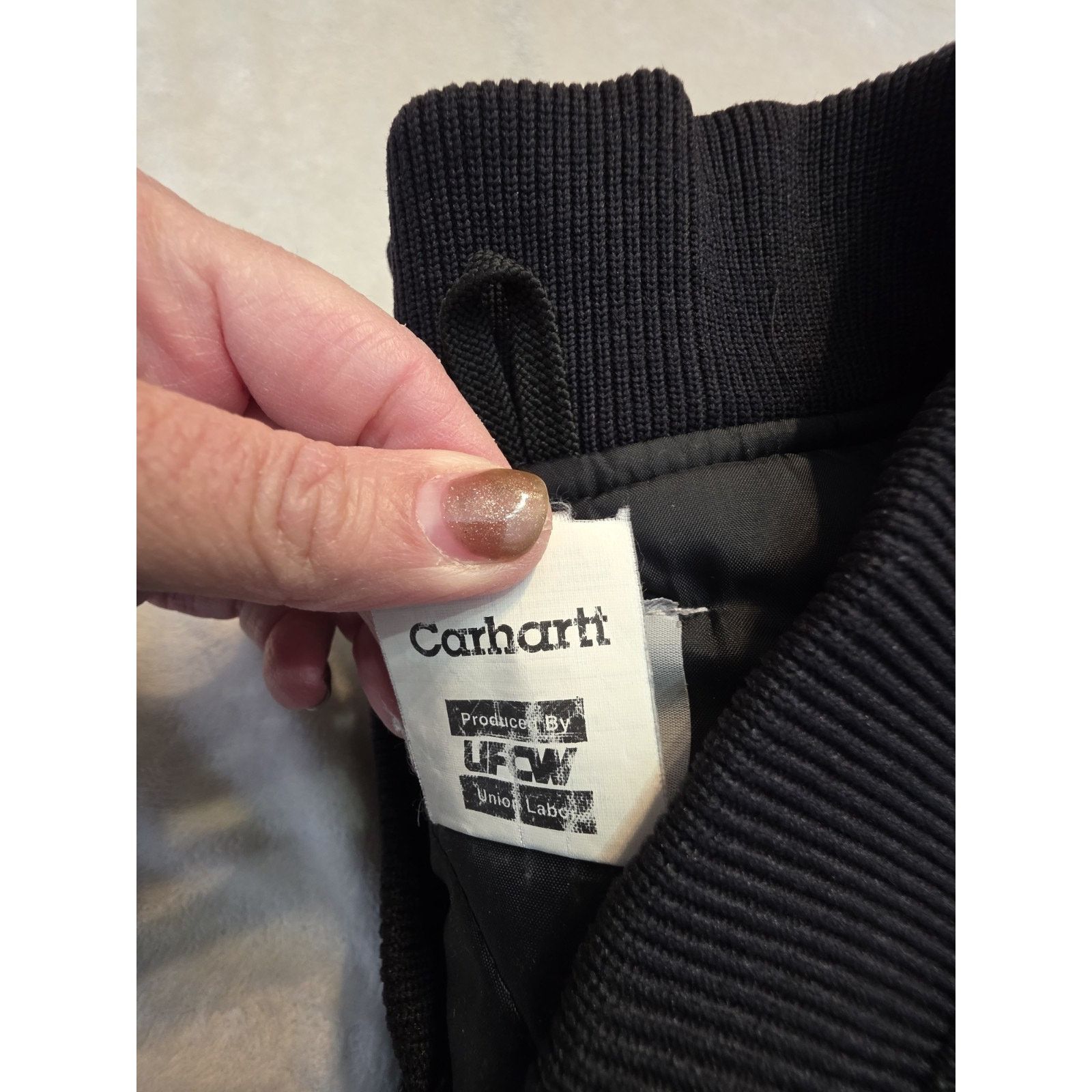 Carhartt Mens Carhartt V01 BLK Quilted Lined Work Vest Black Size 3XL Size US XXL / EU 58 / 5 - 6 Thumbnail