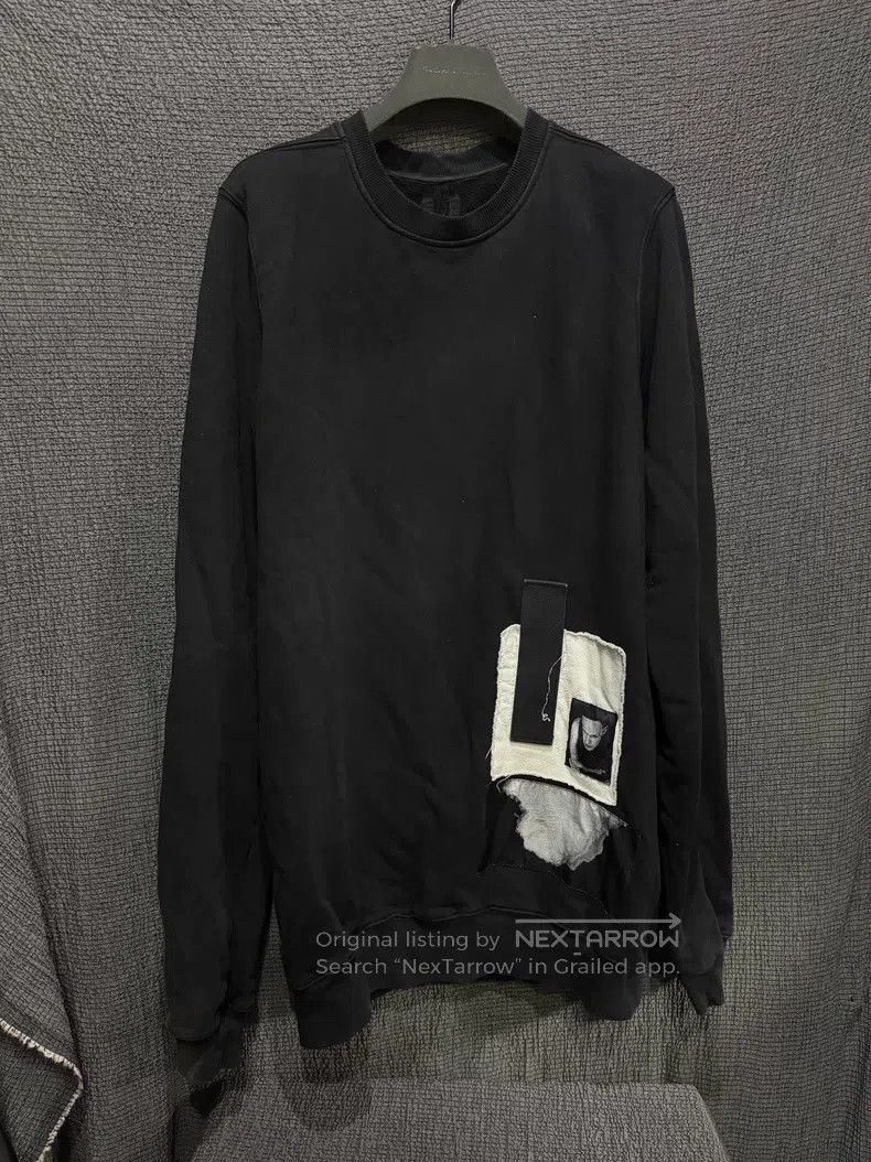 Rick Owens Rick Owens 16 FW Classic Patch Long Sleeve Pullover Sweats Size US L / EU 52-54 / 3 - 1 Thumbnail
