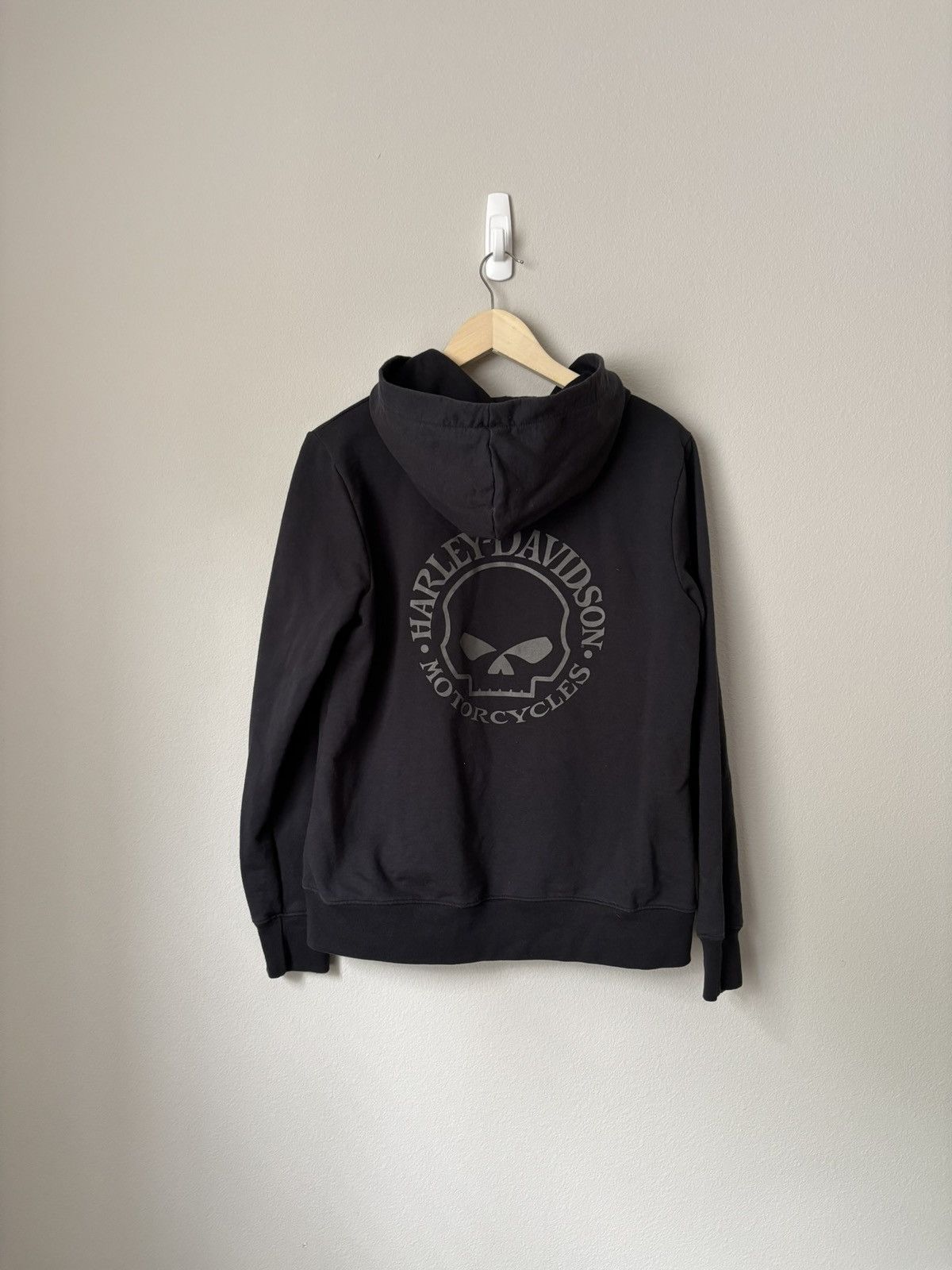 Harley Davidson vintage y2k rare grunge faded harley davidson zip-up hoodie Size US L / EU 52-54 / 3 - 2 Thumbnail