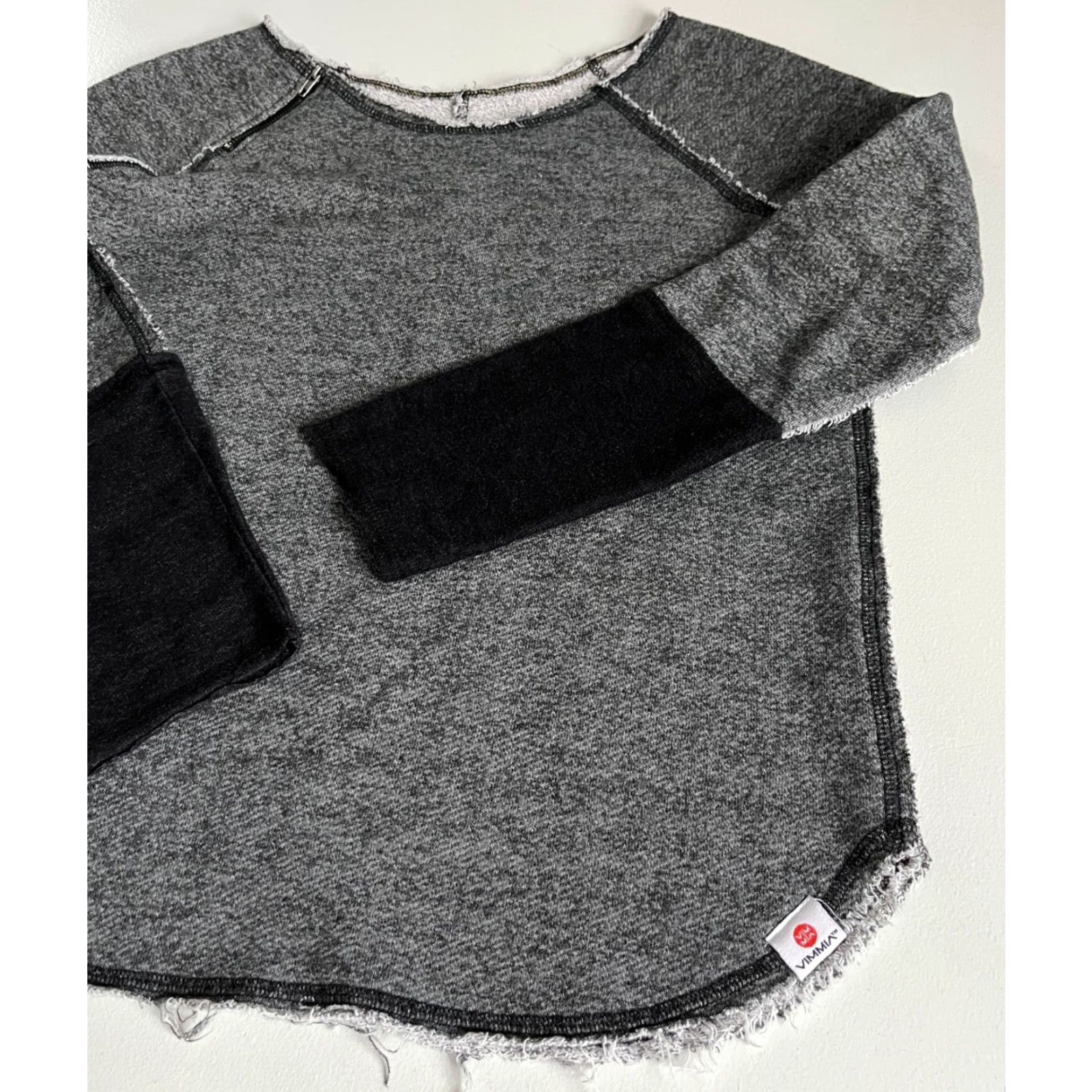 Vintage VINTAGE Women's Vimmia French Terry Sweatshirt Side Zip Sz S Size S / US 4 / IT 40 - 5 Thumbnail