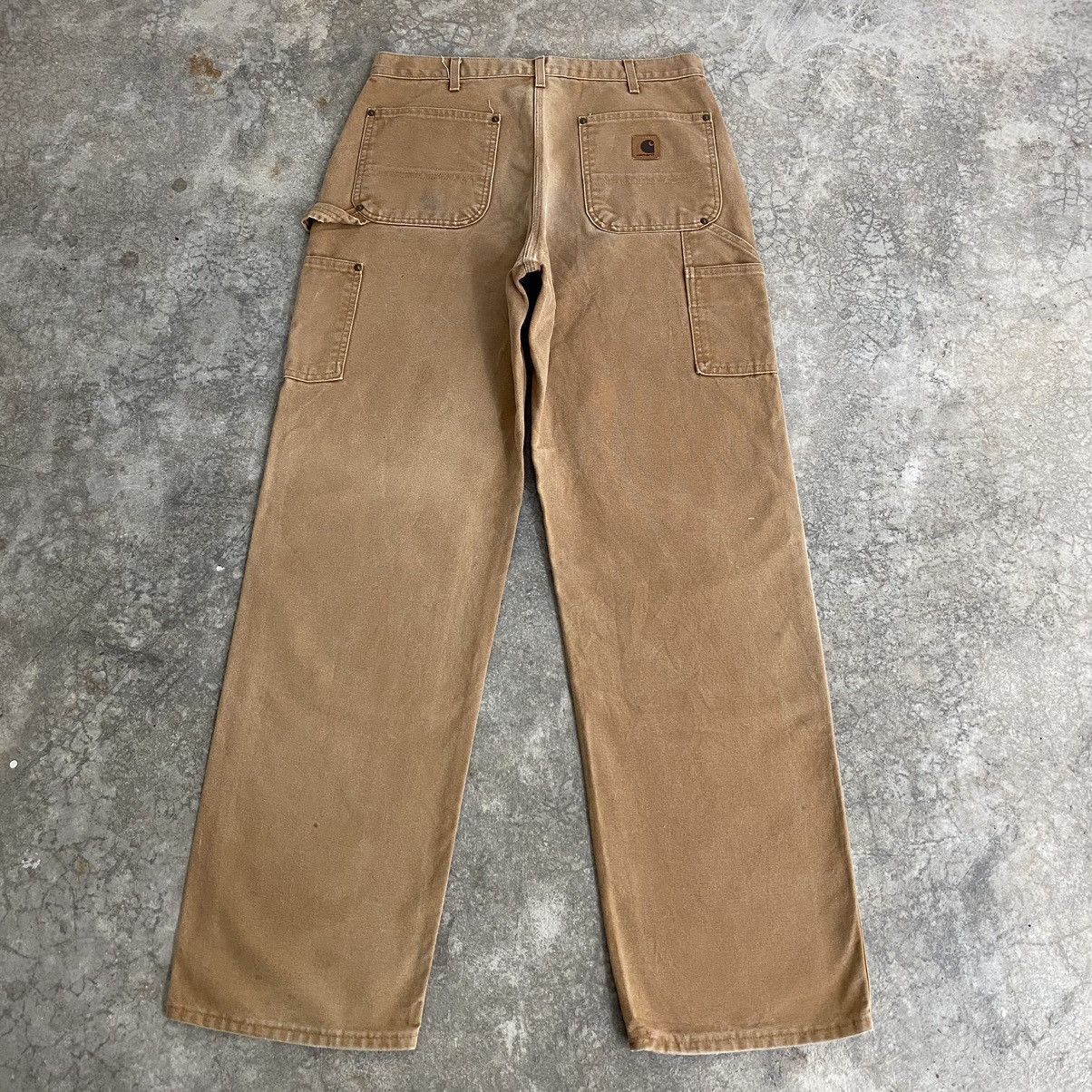 Carhartt Vintage Carhartt Double Knee Tan Carpenter Work Pants Size US 34 / EU 50 - 13 Thumbnail